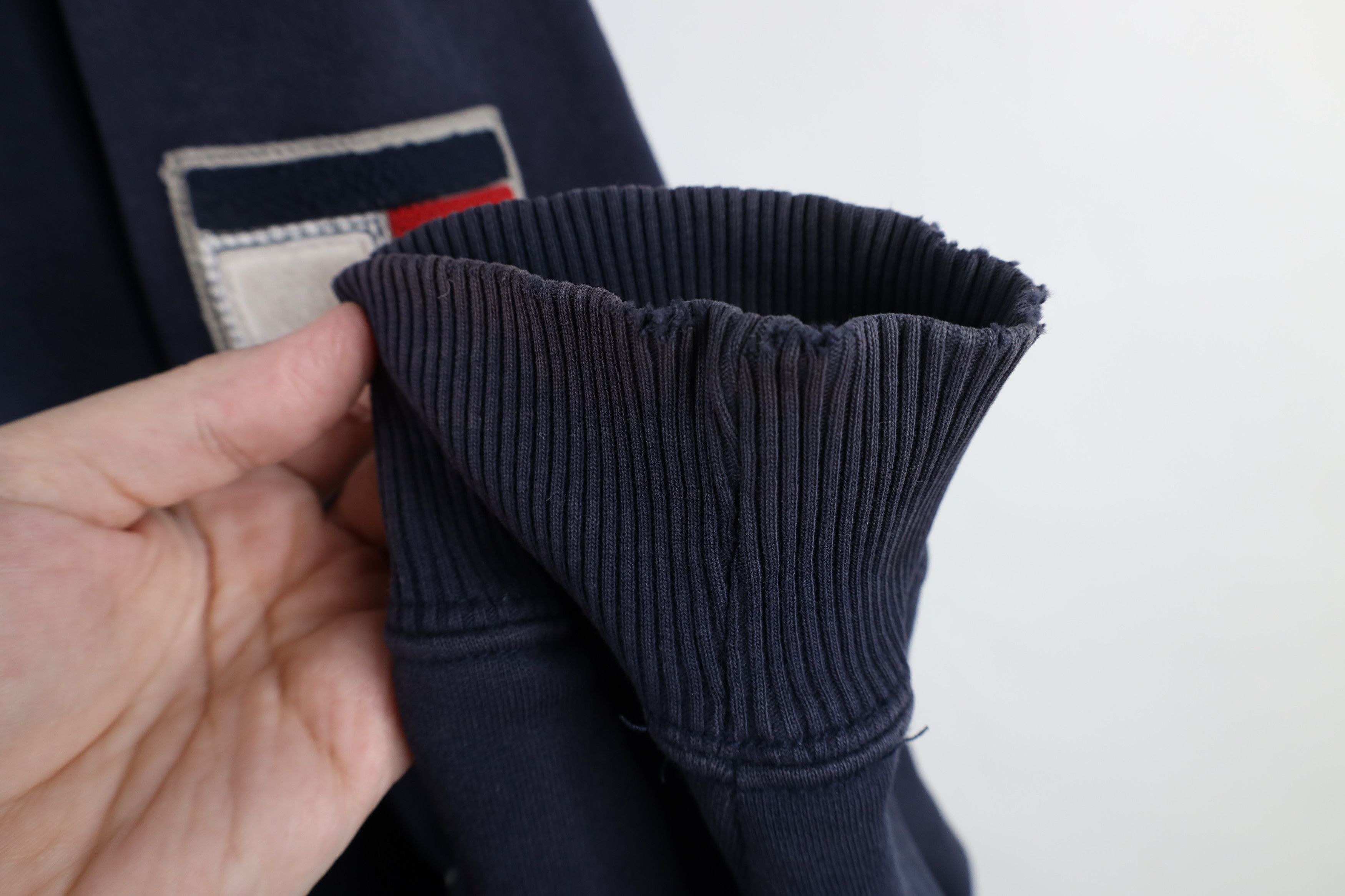 Tommy Hilfiger × Vintage Vintage Y2K Tommy Hilfiger Heavyweight Full Zip Hoodie Blue Size US XXL / EU 58 / 5 - 12 Thumbnail
