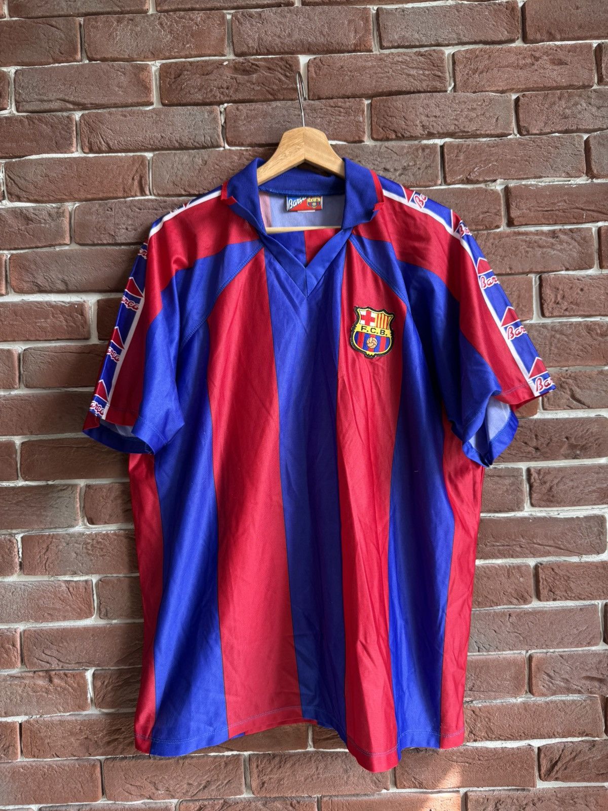 Rare Vintage FC Barcelona Roger’s Kappa Soccer Jersey