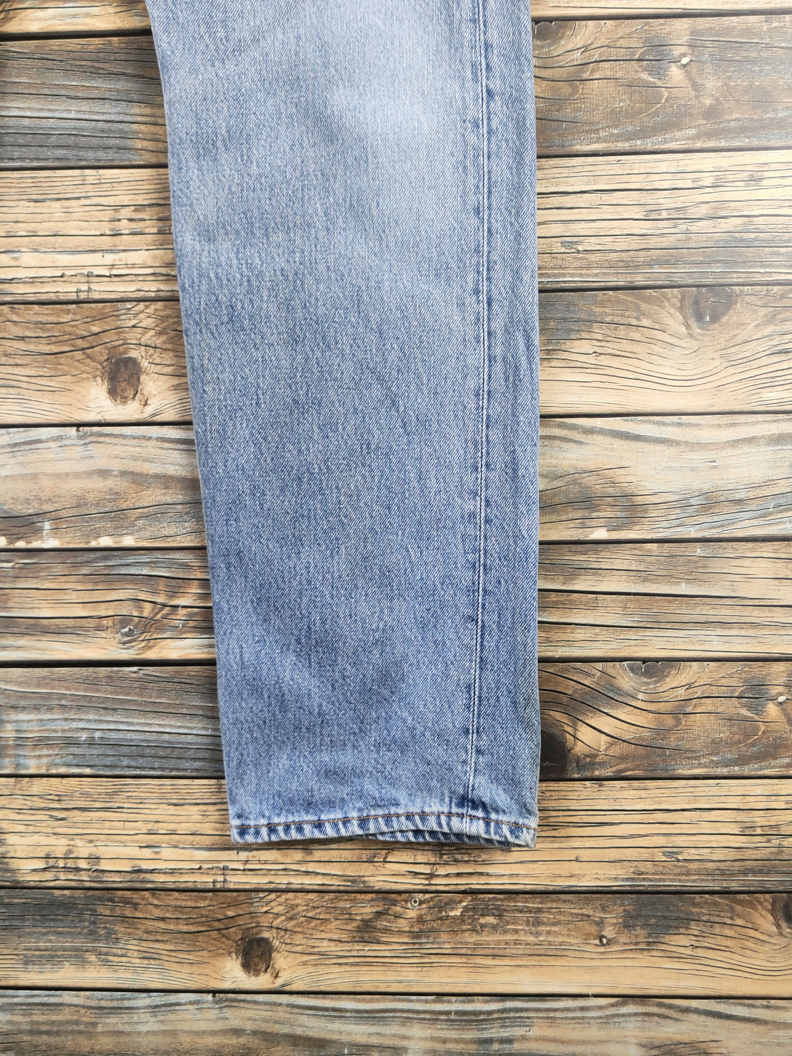 Levi's 501 Levi's Blue Distressed Ripped Jeans #S2809 Size US 31 - 6 Thumbnail