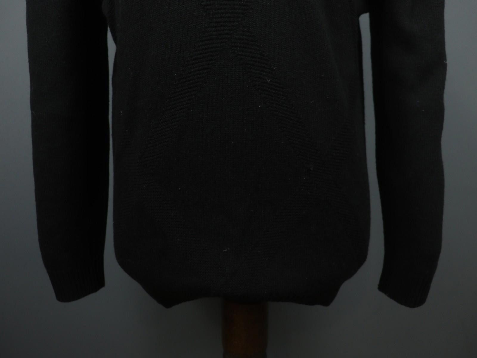Lacoste Lacoste Black Wool Tight Knit V-Neck Pullover Sweater Size 5 Size US M / EU 48-50 / 2 - 3 Thumbnail
