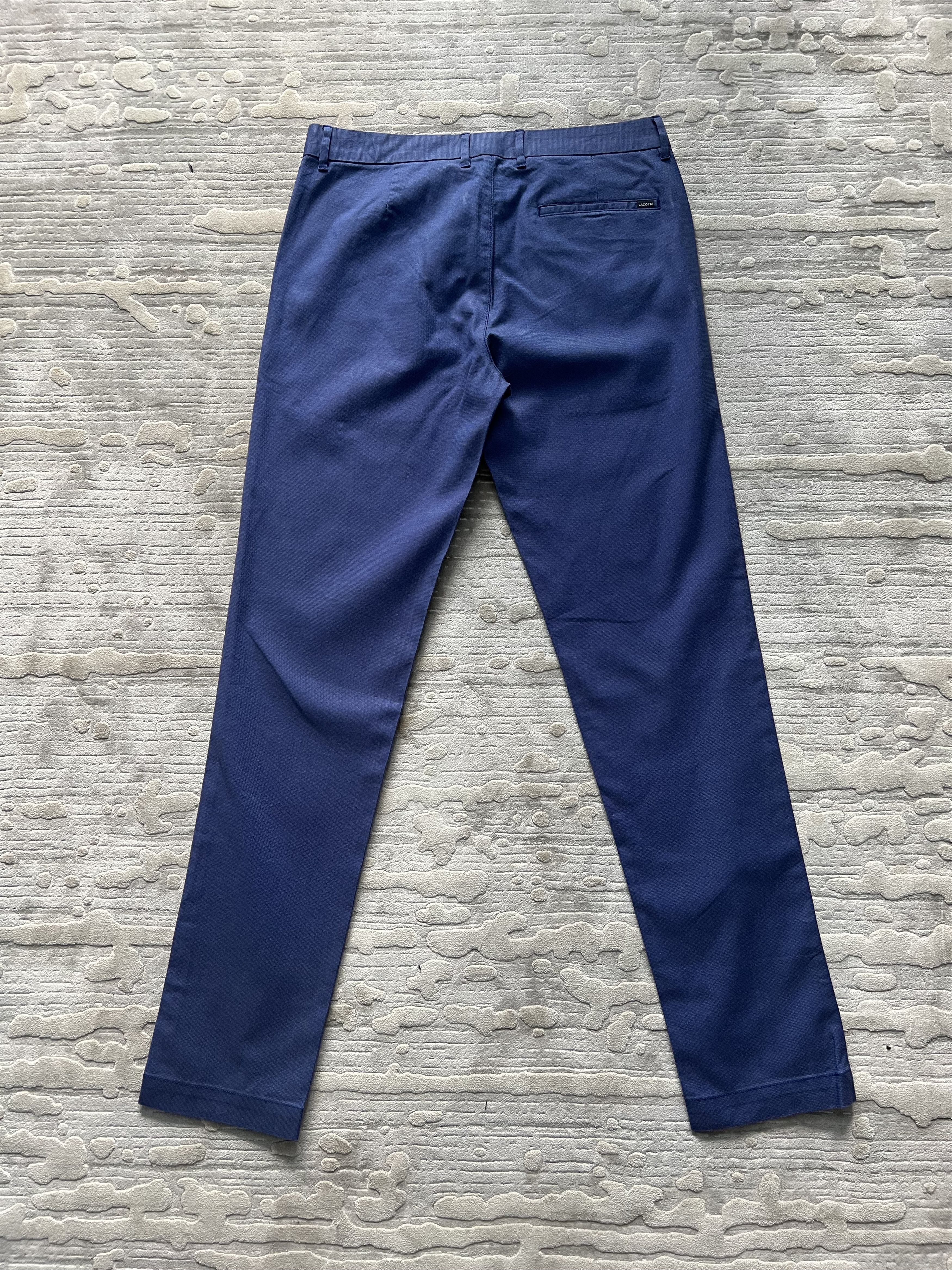 Lacoste Lacoste new pants blue trousers chinos hype Size US 33 - 2 Thumbnail
