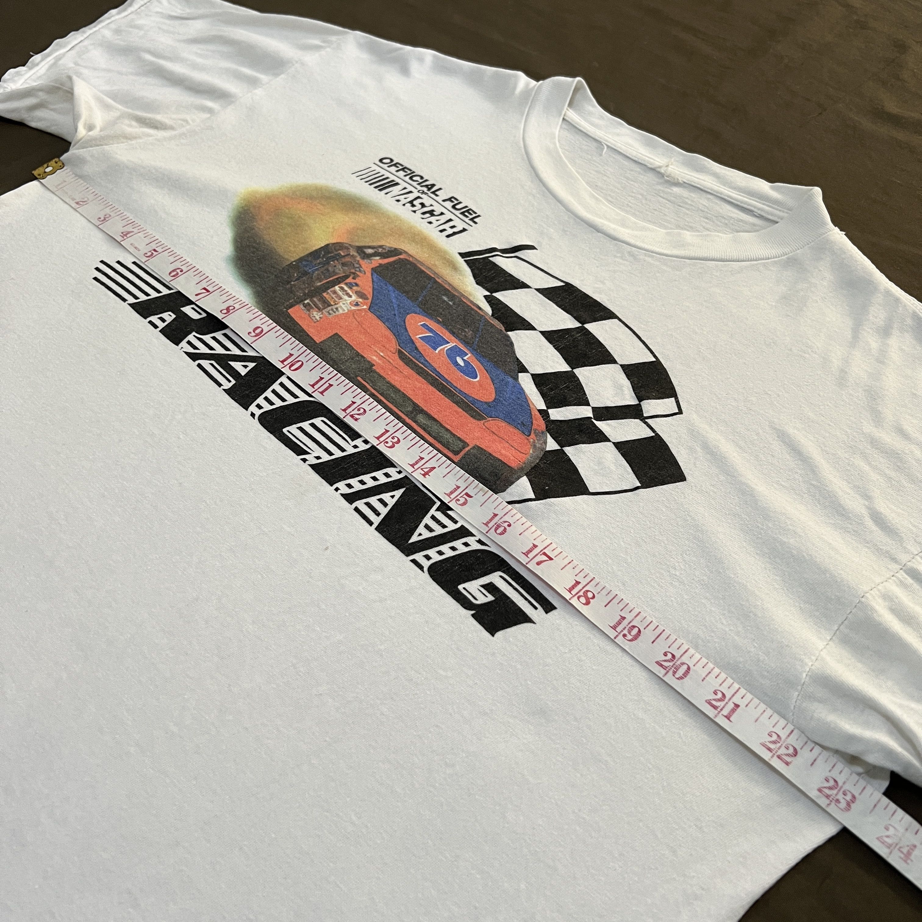 Japanese Brand × Vintage Vintage 90s Nascar 76 Lubricant Oil Racing Promo Tee XL Size US XL / EU 56 / 4 - 5 Thumbnail