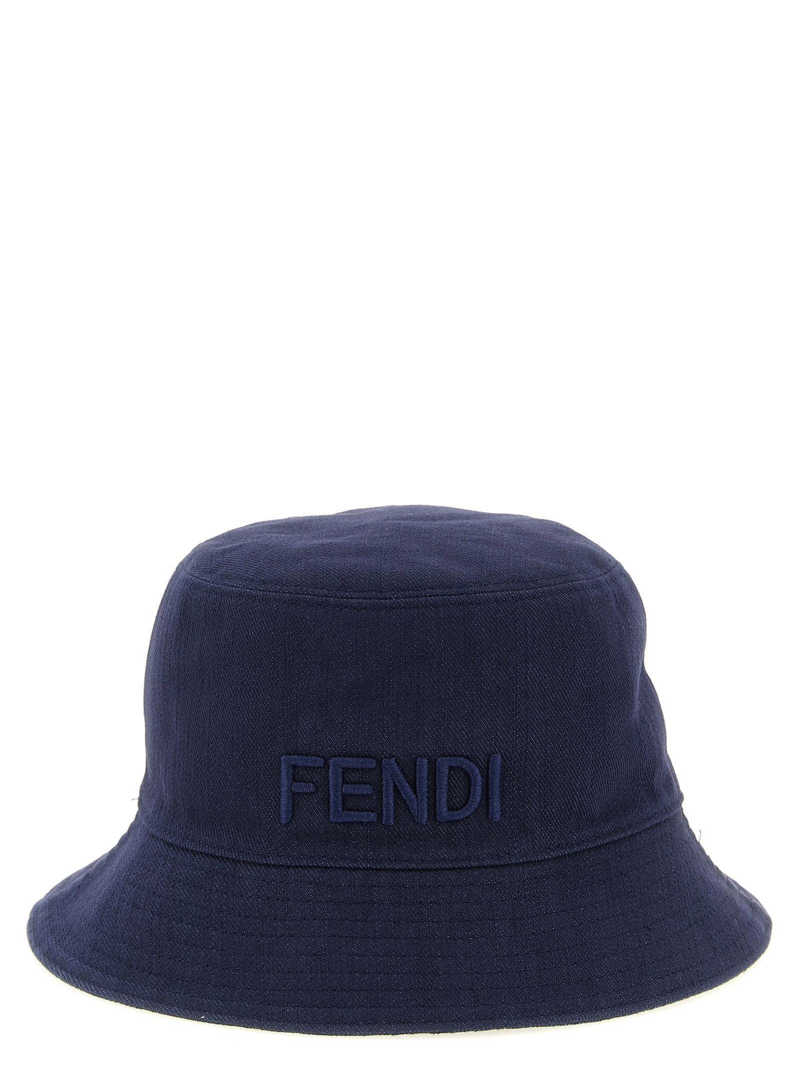 Fendi Reversible Denim Bucket Hat Size ONE SIZE - 1 Thumbnail