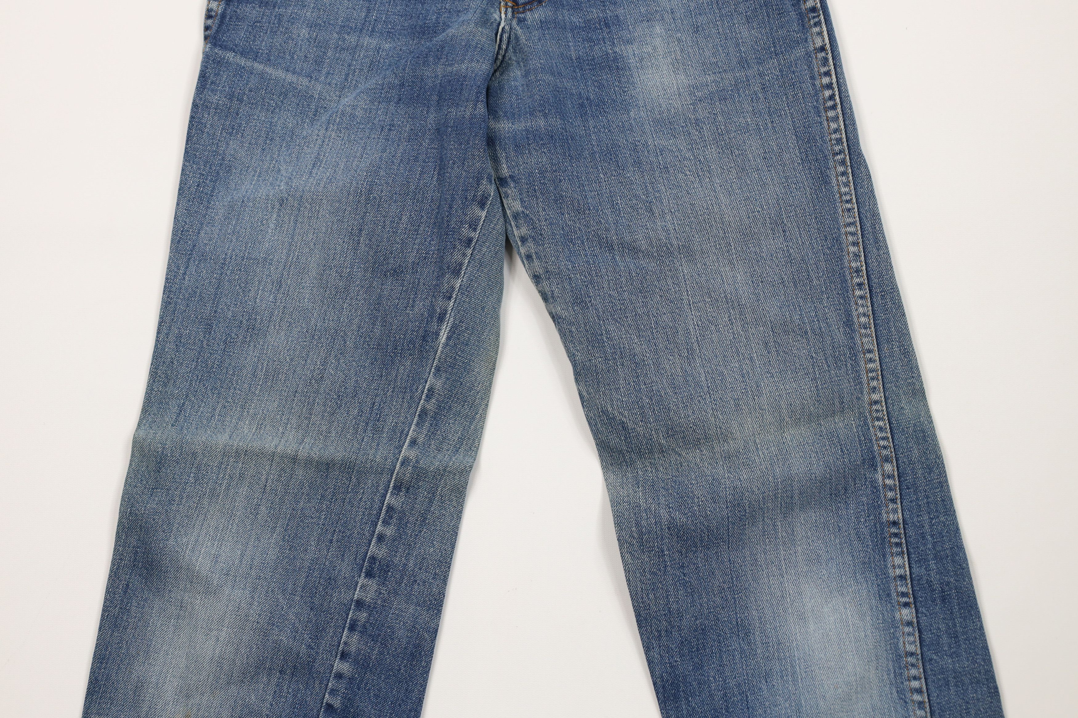 Vintage Vintage 70s Streetwear Straight Leg Denim Jeans Blue Cotton Size 27" / US 4 / IT 40 - 3 Thumbnail
