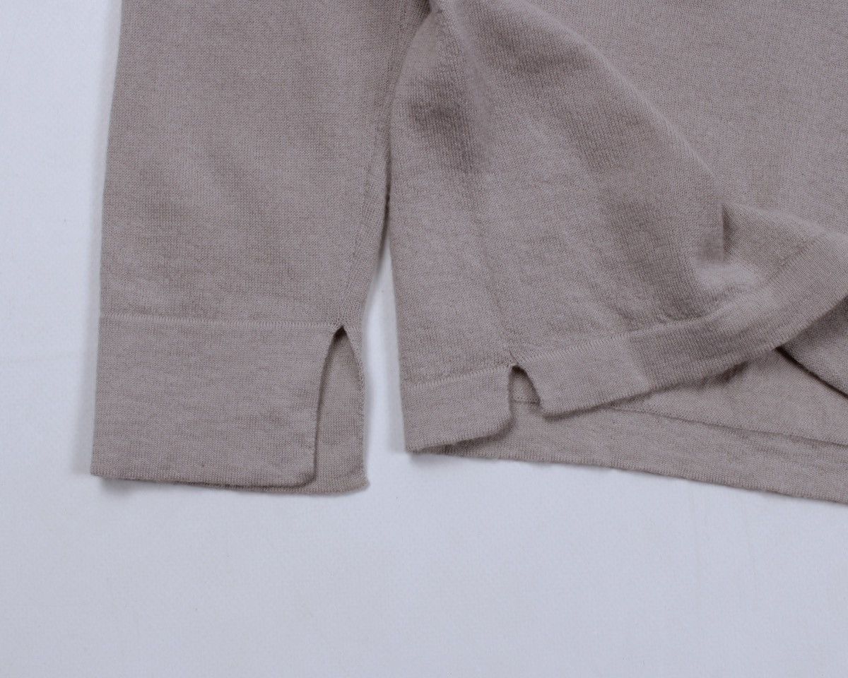 Designer × Loro Piana LORO PIANA 100% Cashmere Logo Metal Beige Sweater Jumper Size M / US 6-8 / IT 42-44 - 13 Thumbnail