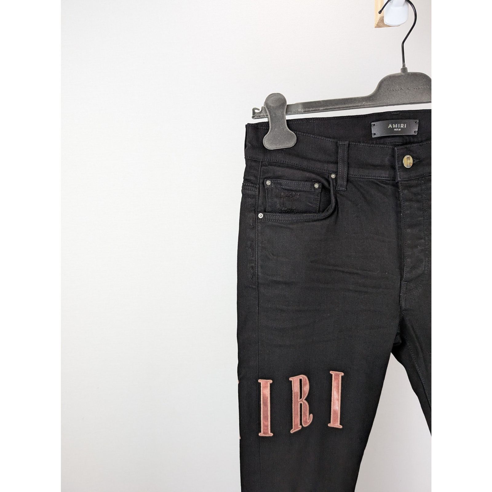 Amiri o1rshd1 Tie Dye Core Logo Jean in Black Size US 38 / EU 54 - 5 Thumbnail