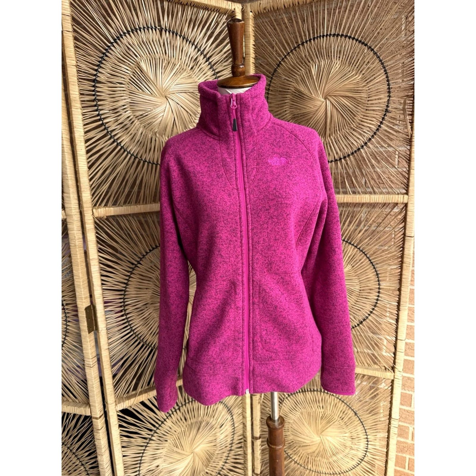 The North Face The North Face Women’s Full Zip Fleece Jacket Pink Size Medium Outdoor Coat Size M / US 6-8 / IT 42-44 - 2 Thumbnail