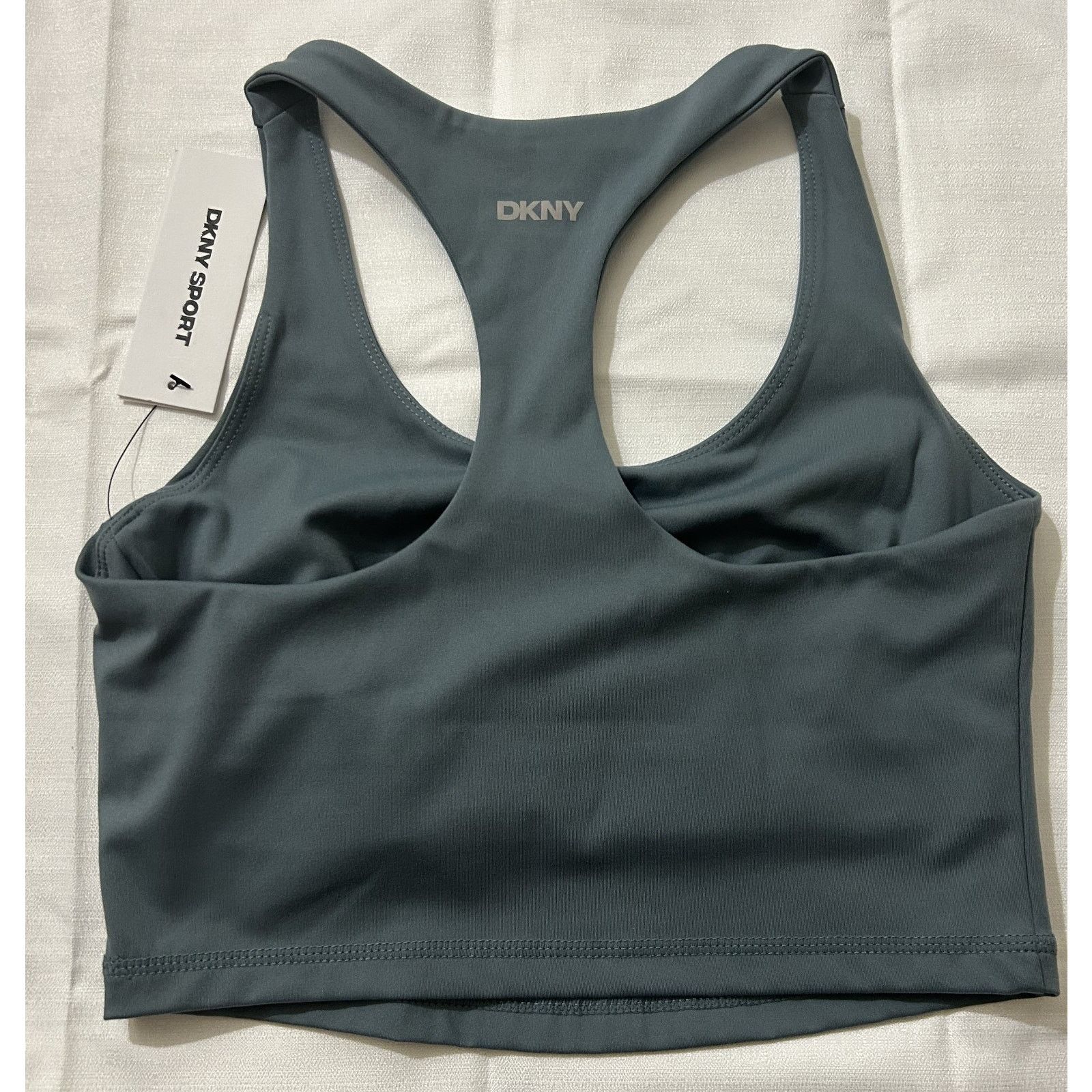 DKNY NWT-DKNY Women's Sport Racerback Bra-Slate Blue Size XS Size ONE SIZE - 3 Thumbnail
