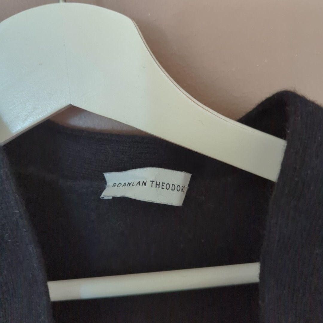 Scanlan Theodore Scanlan Theodore Cardigan Sweater Womens XS Black Camel Wool Size XS / US 0-2 / IT 36-38 - 4 Thumbnail