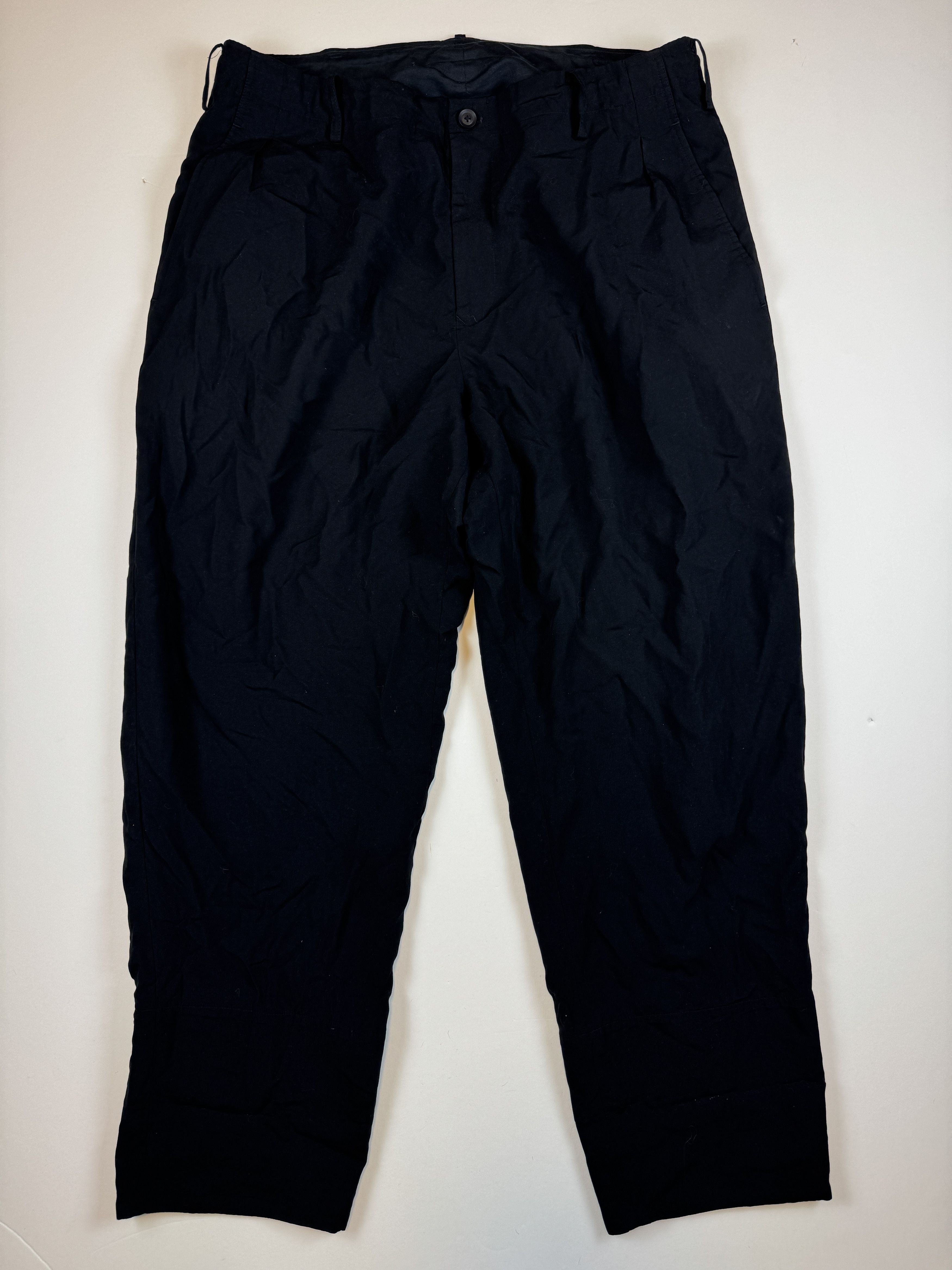Yohji Yamamoto Yohji Yamamoto pour Homme Cuffed Pants Size US 34 / EU 50 - 1 Thumbnail
