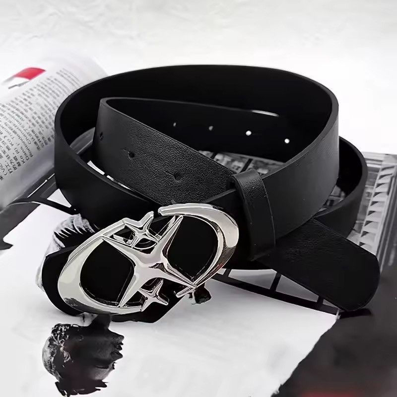 Other Stylish Oval Cross Metal Buckle Belt Size ONE SIZE - 2 Thumbnail