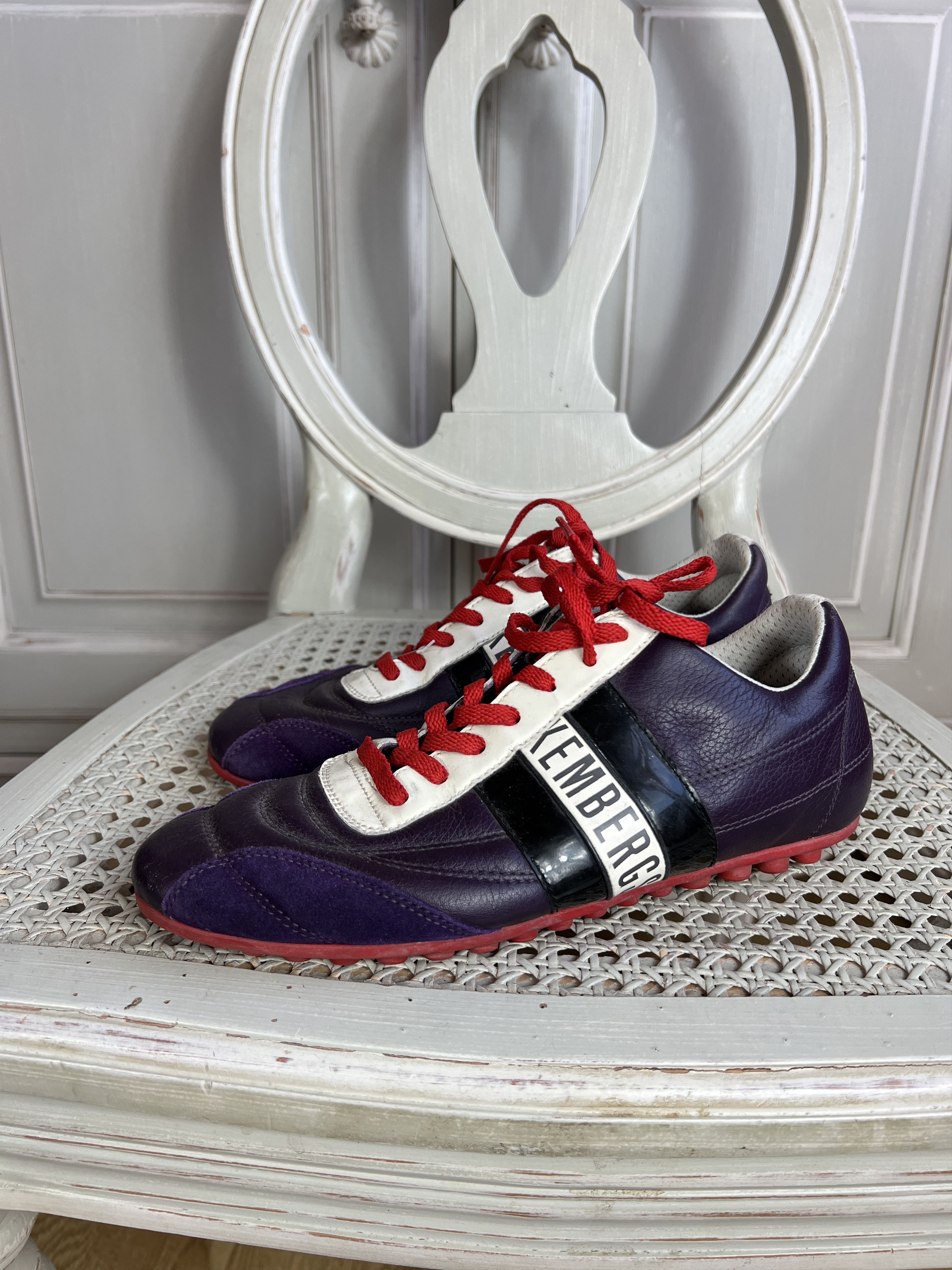 Dirk Bikkembergs BIKKEMBERGS LEATHER LOW TOP SNEAKERS Size US 8 / IT 38 - 3 Thumbnail