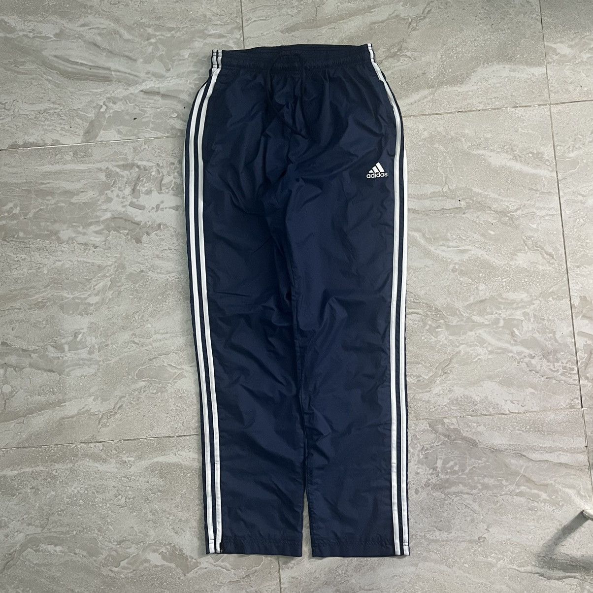 Adidas Adidas Navy Blue Track-pant Size US 29 - 1 Thumbnail