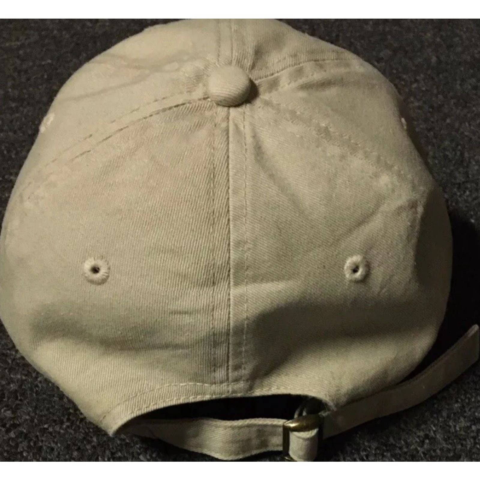 Mercedes-Benz VINTAGE Mercedes Benz Faded Strapback Hat - 90s Grunge Car Racing Beige Adjustable Baseball Cap Men Mens Formulation? Size ONE SIZE - 6 Thumbnail