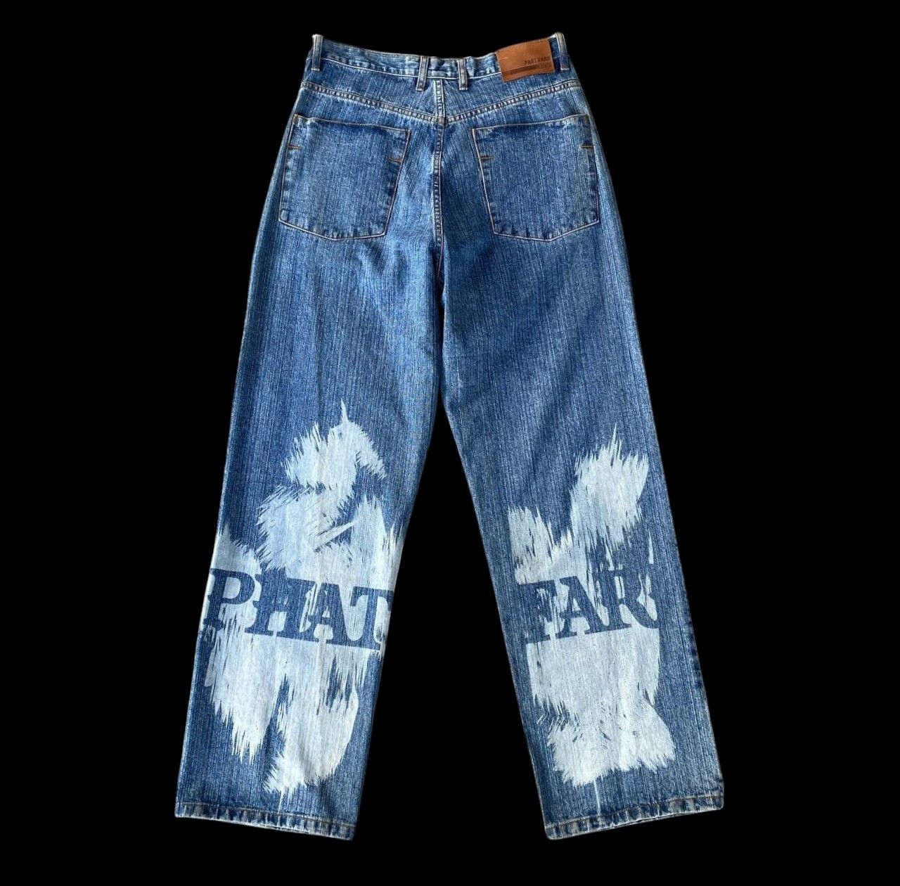 Phat Farm VINTAGE 1992 PHAT FARM LOOSE CLASSIC AMERICAN FLAVA PAINTED Size US 35 - 2 Thumbnail