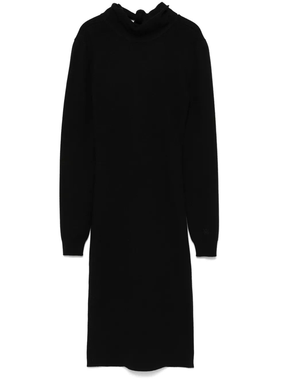 o1y0925 Midi Dress in Black