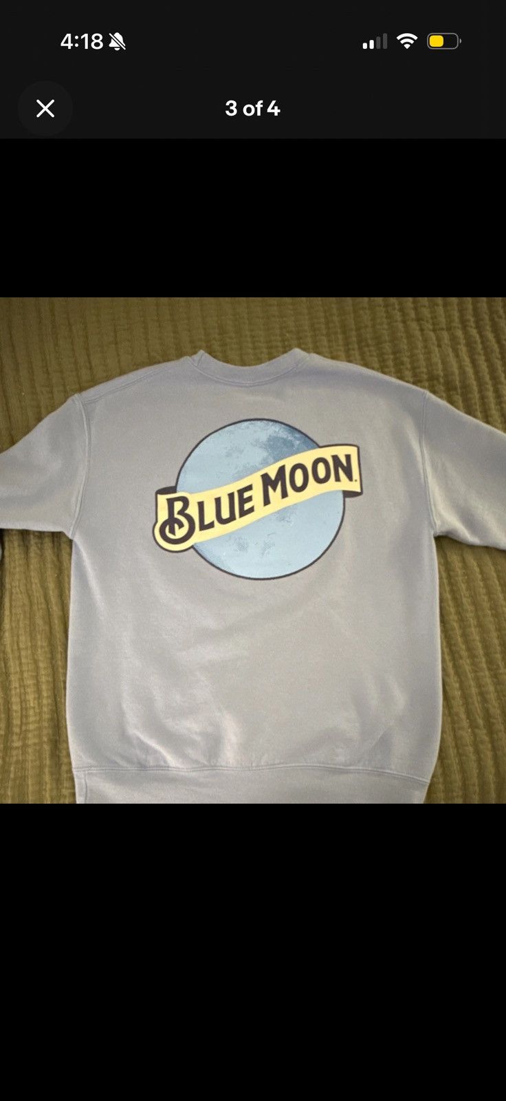 Other Blue moon sweatshirt Mens Medium Size US M / EU 48-50 / 2 - 3 Thumbnail