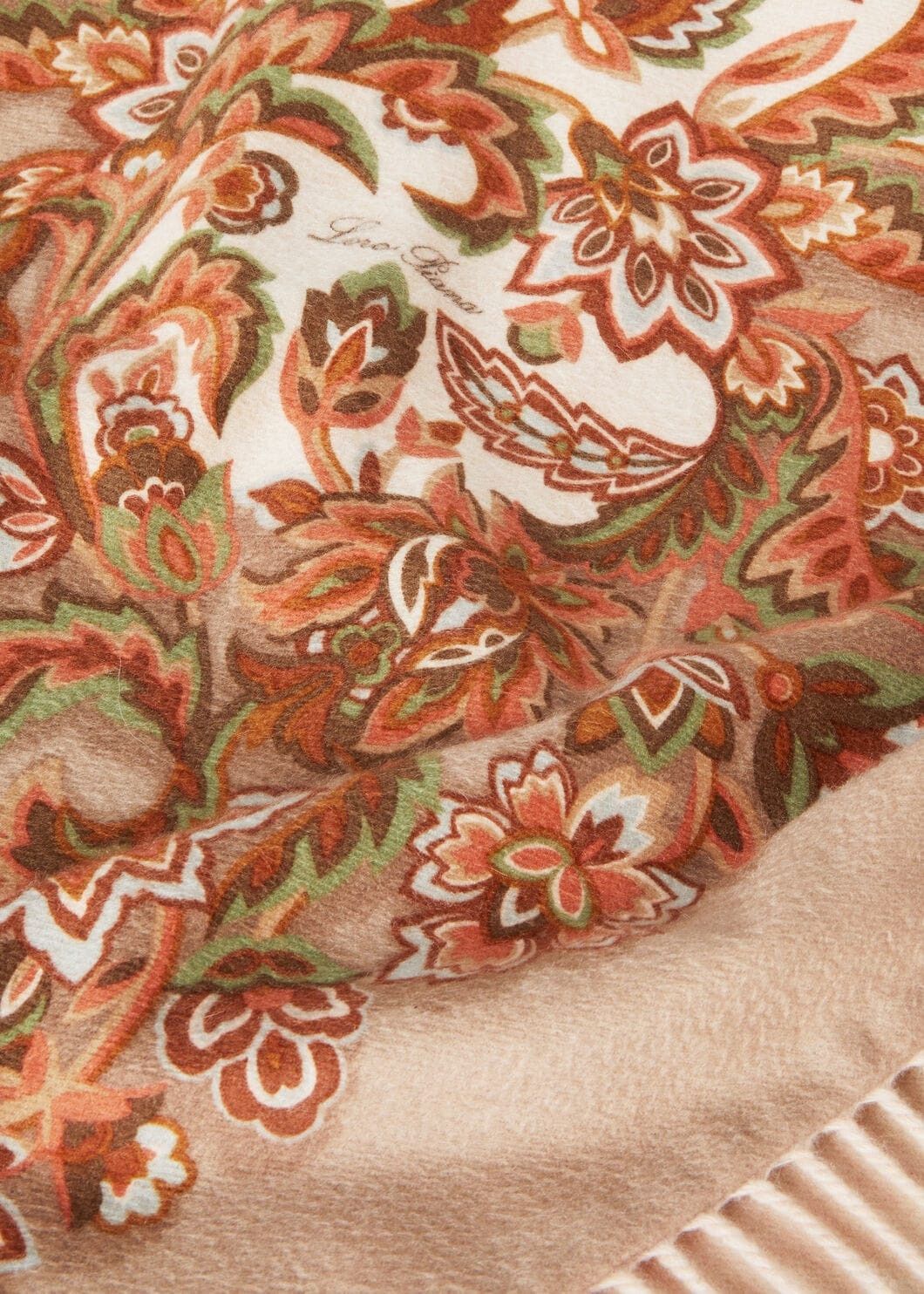Loro Piana o1w1db10725 FAO6961 Size: OS / Faience Shawl in Multicolor Size ONE SIZE - 3 Thumbnail