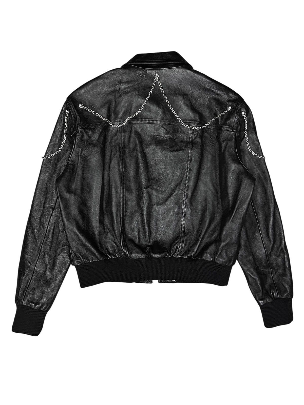 Celine F/W 21 Chained Leather Bomber Size US L / EU 52-54 / 3 - 3 Thumbnail