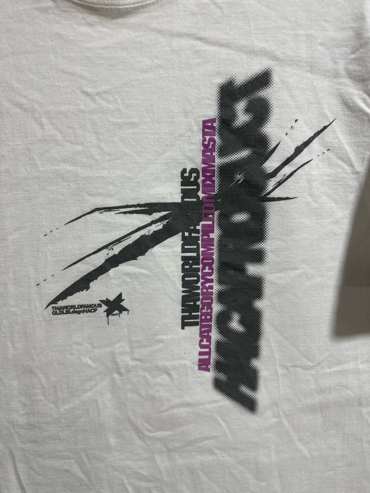 Japanese Brand × Kaws × Vintage Vintage ThaWorldFamous Faded Tee Size US M / EU 48-50 / 2 - 2 Thumbnail