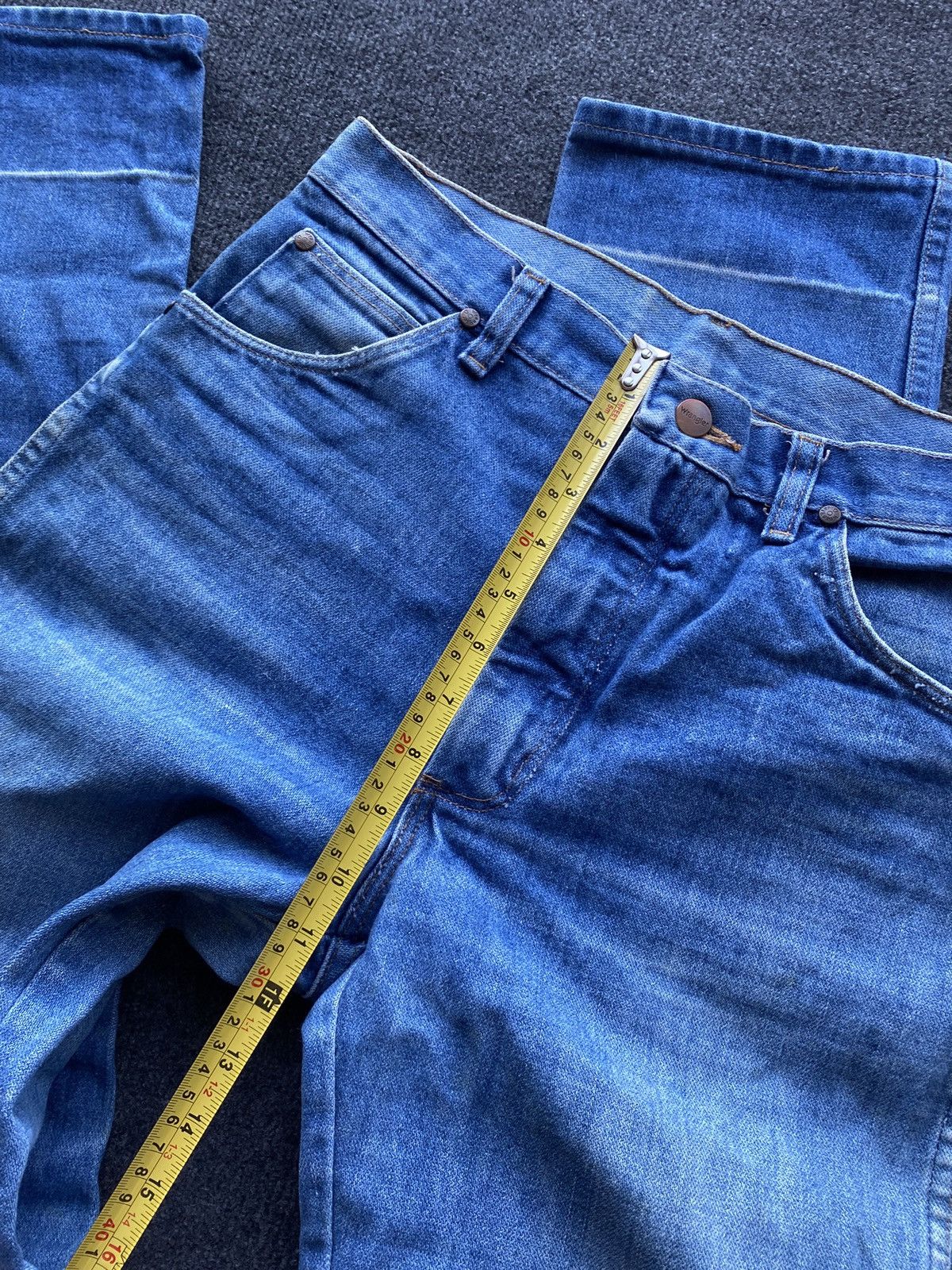 Wrangler 🔥Cowboy Western Vntg Wrangler Eclair Zip Jeans 31 rare Size US 31 - 11 Thumbnail