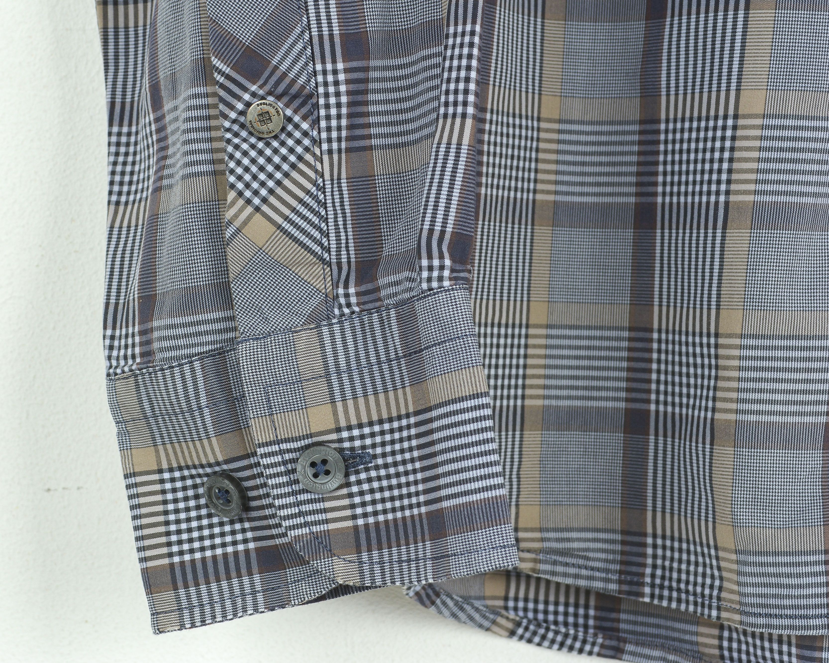 Burlington Men's Heritage Cotton Shirt S Casual Formal Check Plaid Size US S / EU 44-46 / 1 - 4 Thumbnail