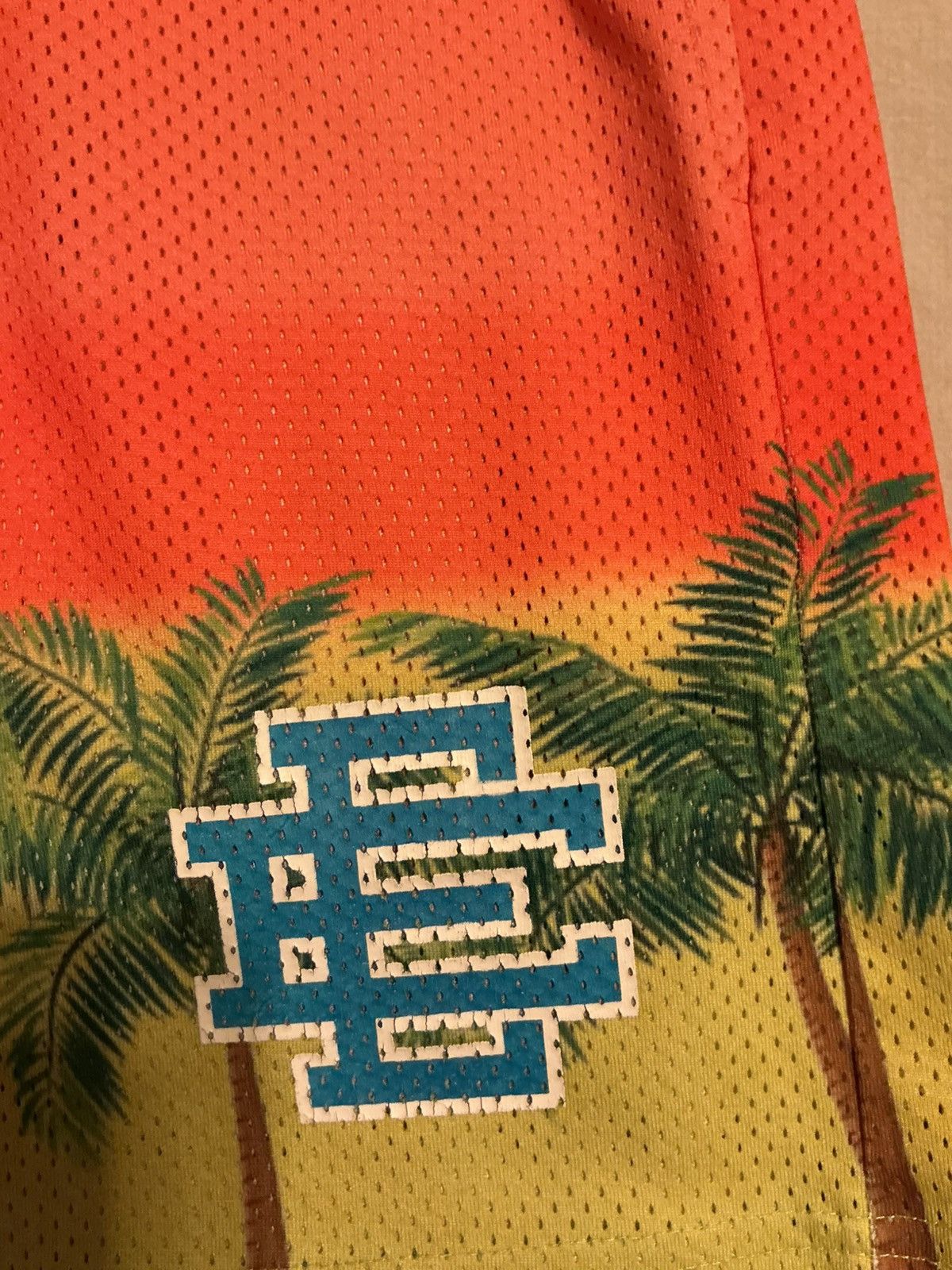 Eric Emanuel Eric Emanuel Tropical Palm Tree Mesh shorts. Blue EE. Medium Size US 32 / EU 48 - 2 Thumbnail