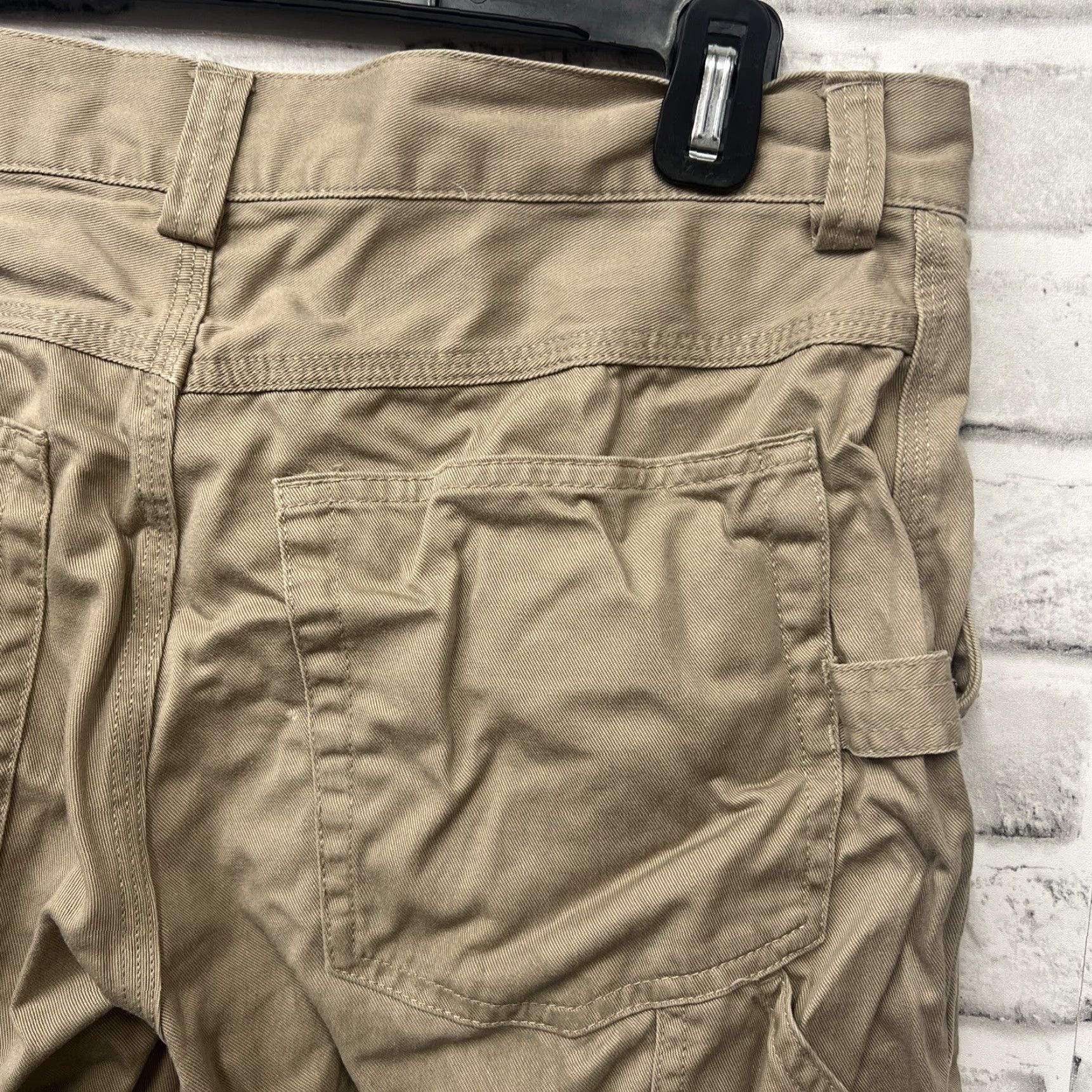 CO VINTAGE Duluth Trading Co Beige Pants Mens Regular Size 32x32 Chino Casual Size US 32 / EU 48 - 3 Thumbnail