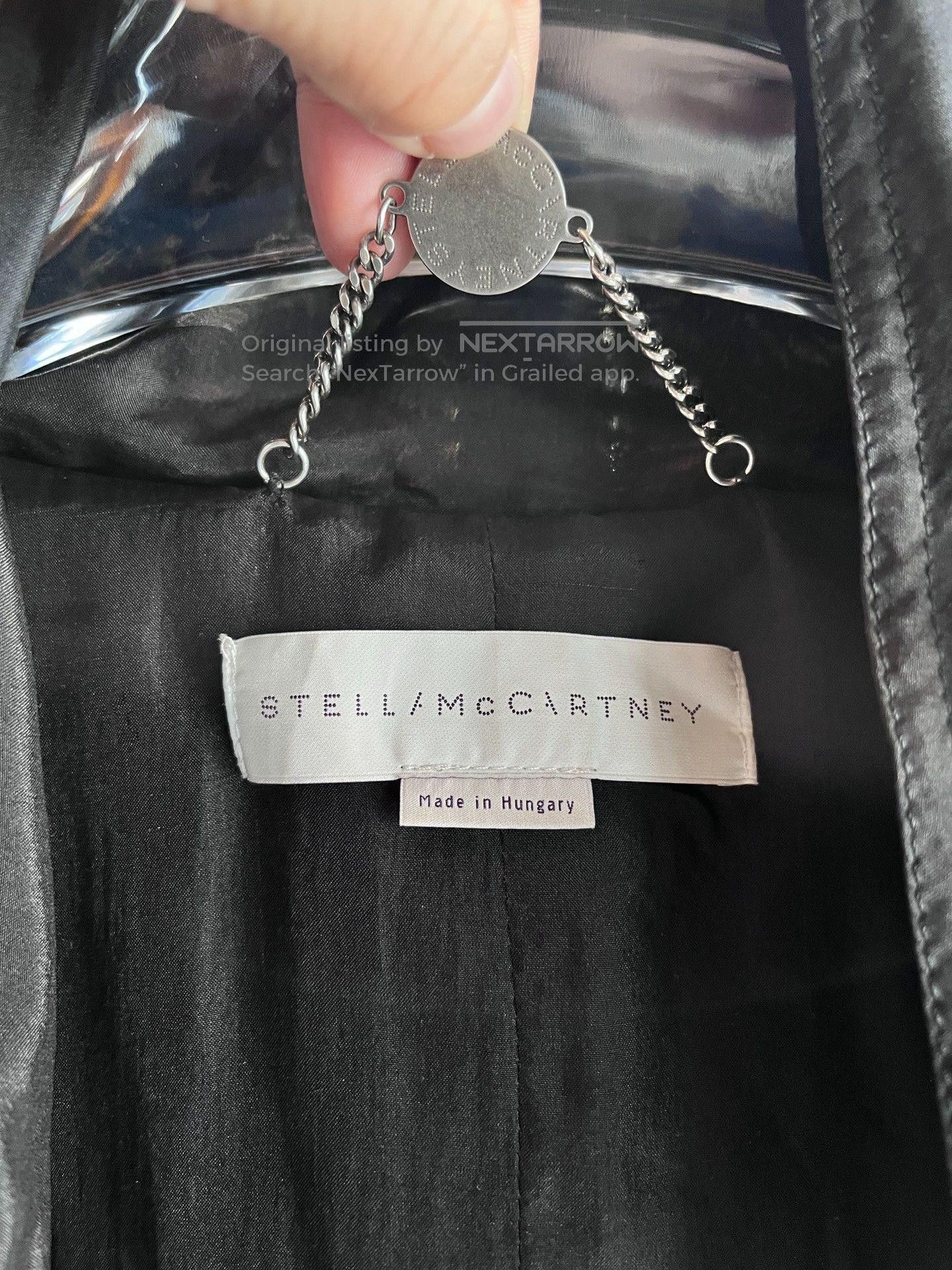 Stella McCartney Stella McCartney Black Silk Long Trench Coat. Size S / US 4 / IT 40 - 5 Thumbnail