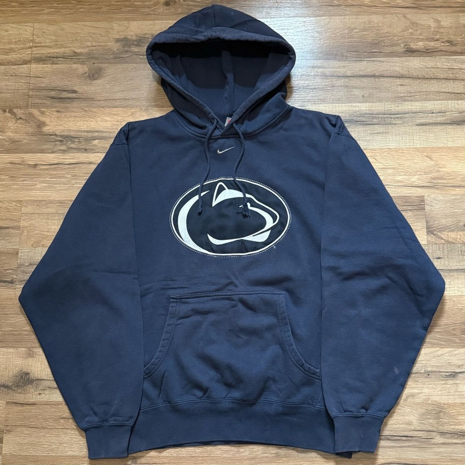 Nike Y2K Nike Team Penn State Center Swoosh Hoodie Sweatshirt Size US M / EU 48-50 / 2 - 1 Thumbnail