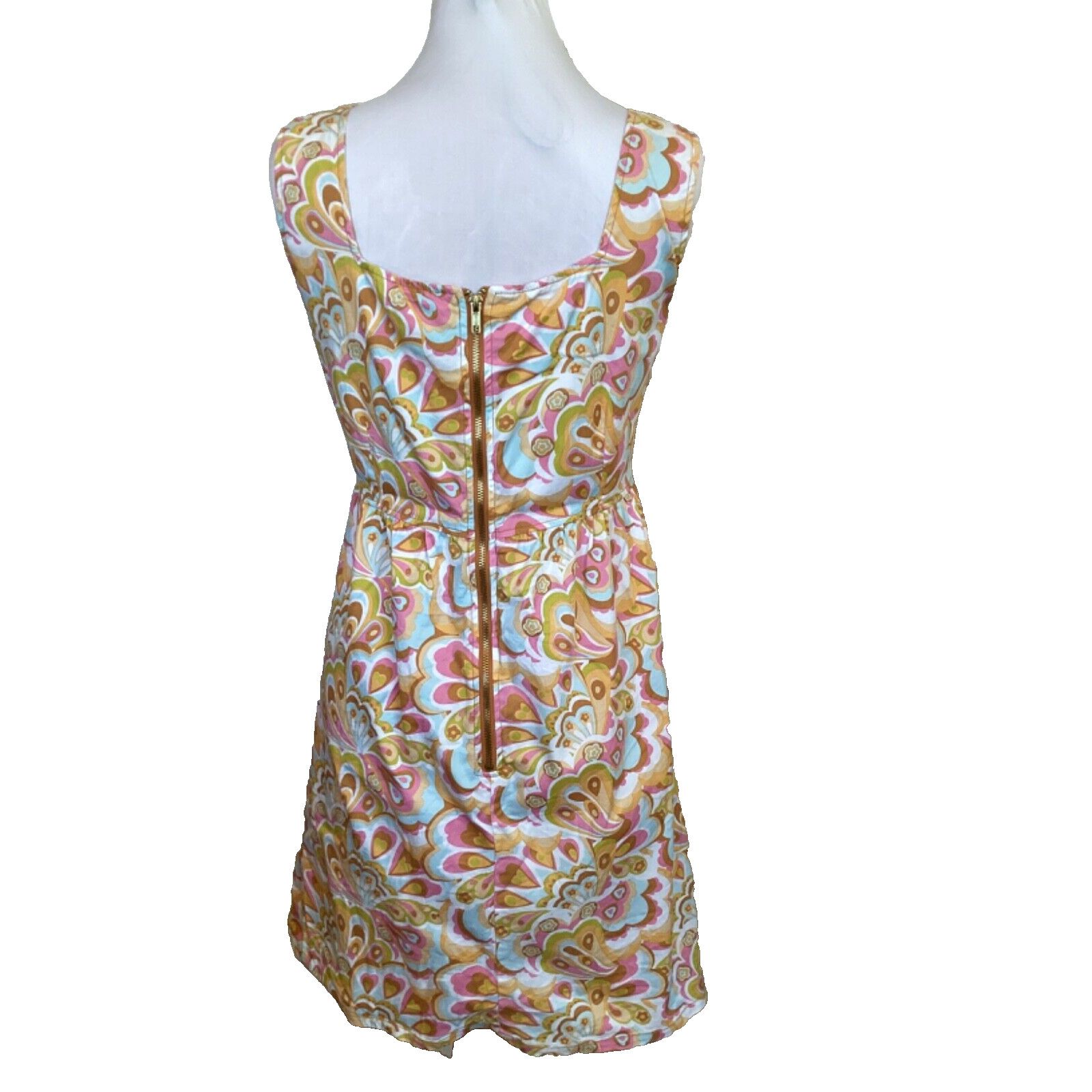 Anthropologie TULLE ANTHROPOLOGIE PAISLEY FLOWERPOWER SHEATH DRESS - SZ L Size L / US 10 / IT 46 - 3 Thumbnail