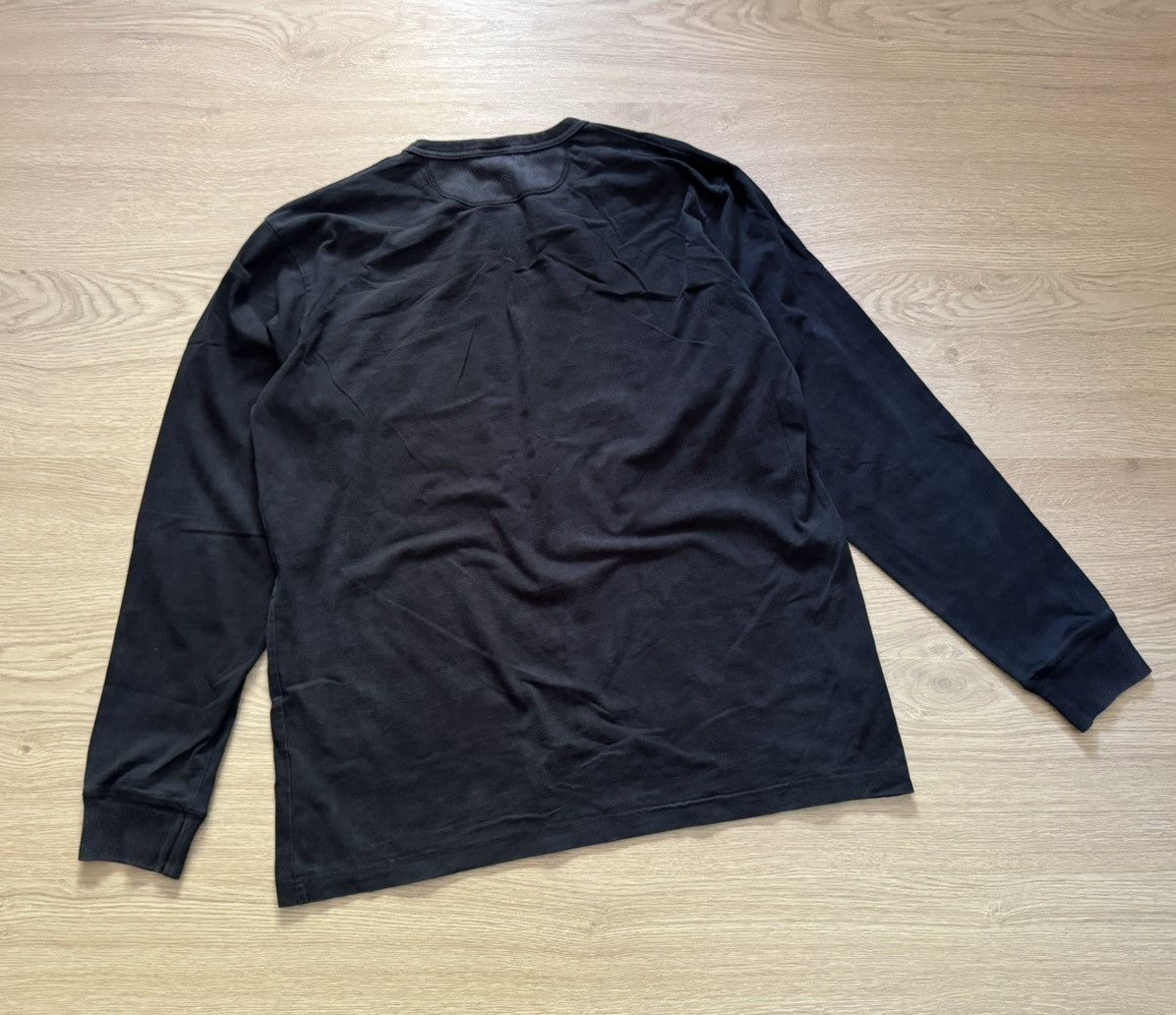 Diesel Vintage 00’s Diesel Ind y2k Black Faded Japanese Long Sleeve Size US XL / EU 56 / 4 - 3 Thumbnail