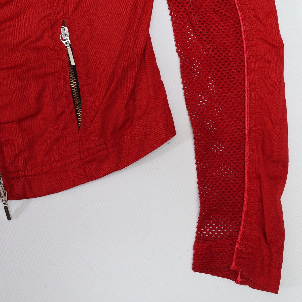 plein sud Plein Sud Jeans Vintage Red Sport Jacket Fishnet Size S / US 4 / IT 40 - 5 Thumbnail