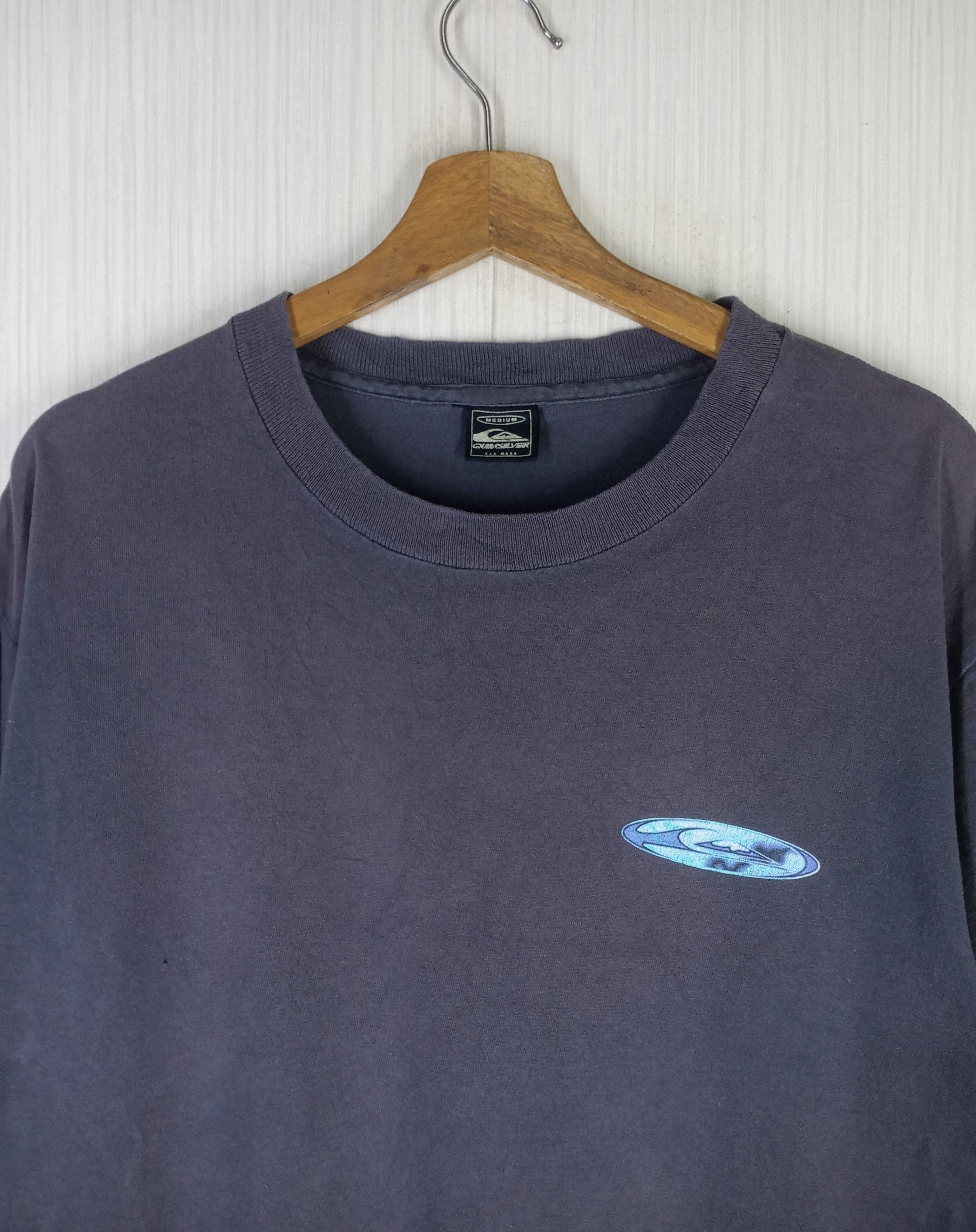 Quiksilver Rare Vintage 80s Quiksilver Big Logo Tshirt Size US M / EU 48-50 / 2 - 4 Thumbnail