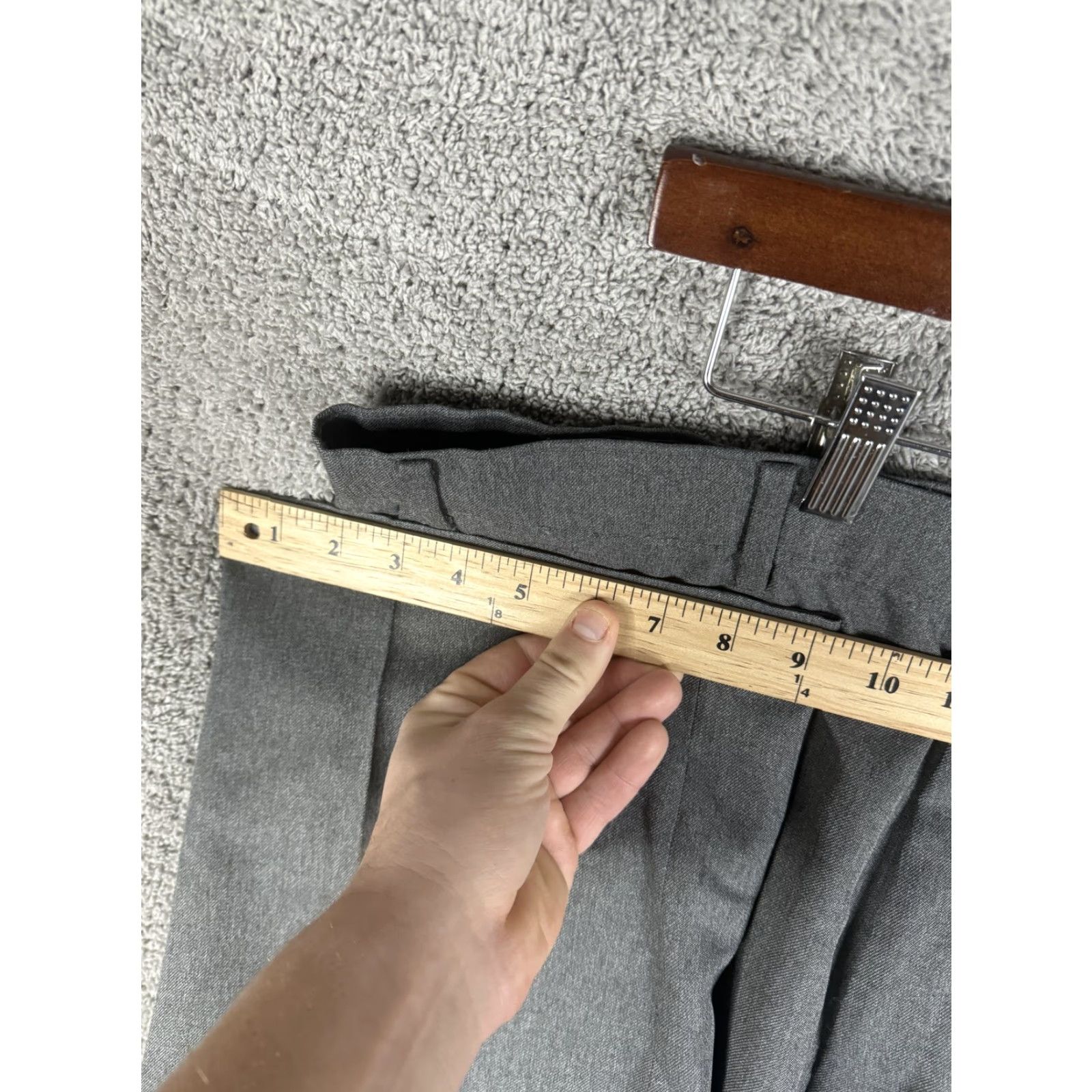 Levi's Levi's Action Slacks Pants Mens 40x30 Gray Dress Chino Straight Leg 4050-76 Size US 40 / EU 56 - 7 Thumbnail