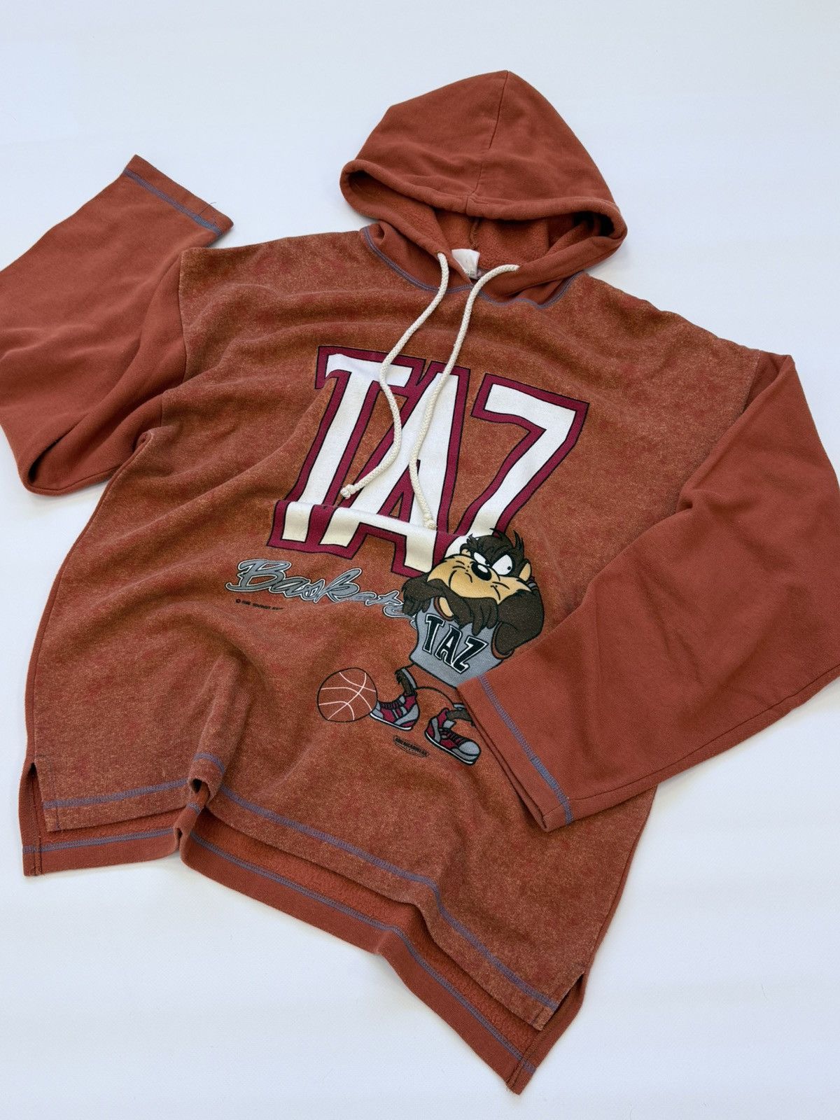 Cartoon Network Vintage 1996 Taz Looney Tunes Graphic Hoodie Size US L / EU 52-54 / 3 - 3 Thumbnail