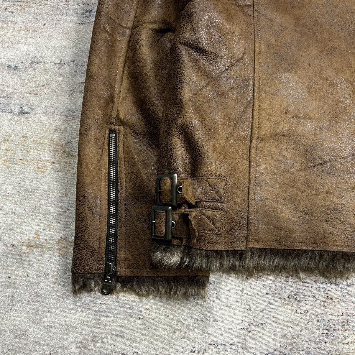 Le Grande Bleu (L.G.B.) Japanese brand Mossimo suede fur rider jacket vkei style Size US XL / EU 56 / 4 - 7 Thumbnail