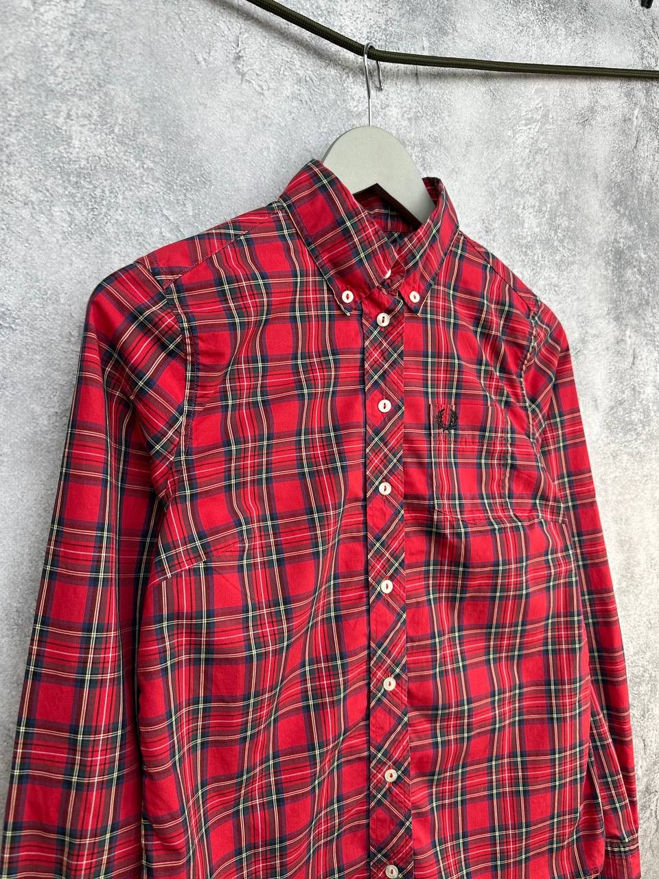 Fred Perry Fred Perry Reissues Red Tartan Check Button-Down Shirt Size M / US 6-8 / IT 42-44 - 3 Thumbnail