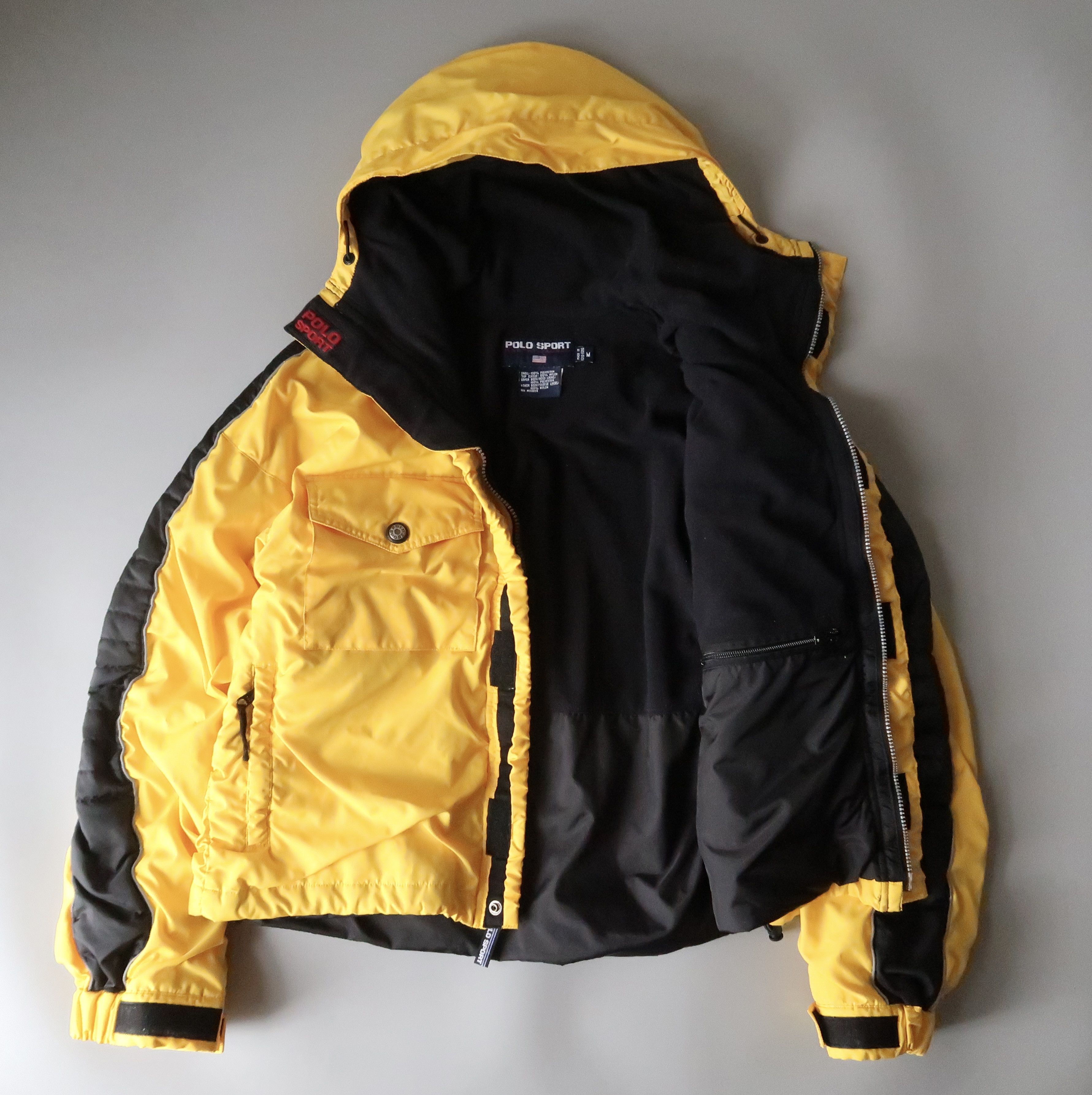 Polo Ralph Lauren VTG 1990s POLO SPORT fleece lined hooded ski jacket Size US M / EU 48-50 / 2 - 2 Thumbnail