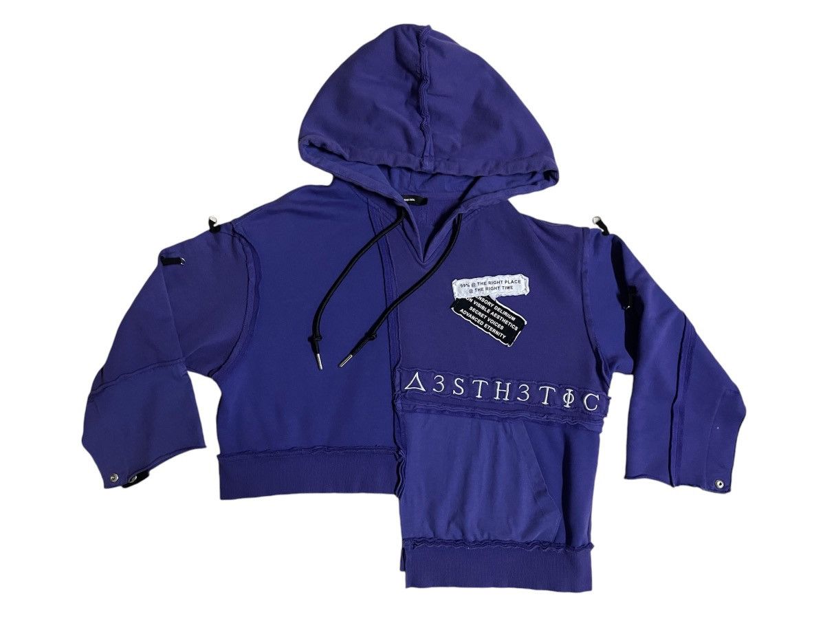 Diesel Diesel Asymmetrical Hybrid Hoodie Size M / US 6-8 / IT 42-44 - 24 Thumbnail