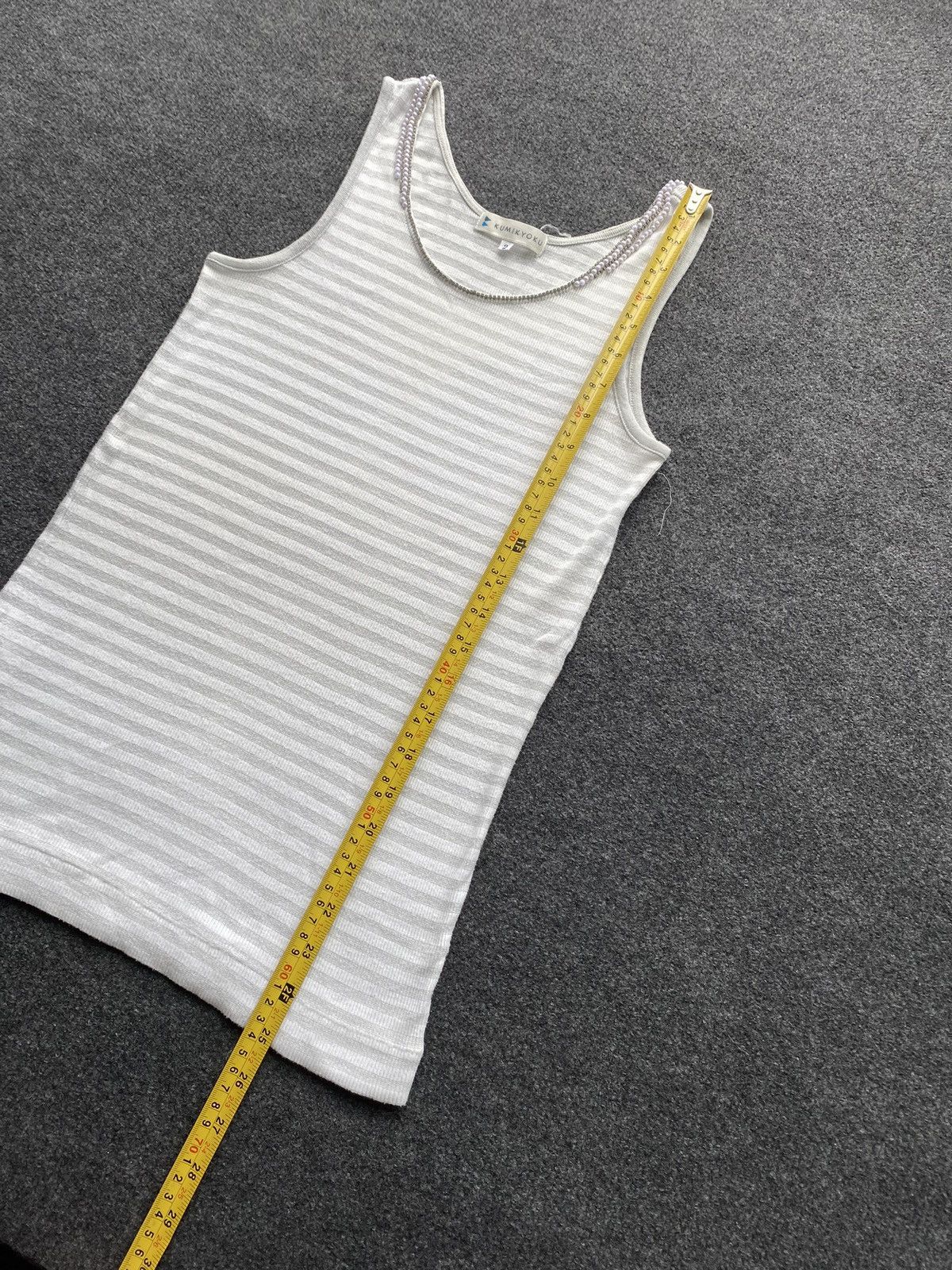 Japanese Brand 🔥Kumikyoku Tank Top japan made gray women 2 Size S / US 4 / IT 40 - 6 Thumbnail