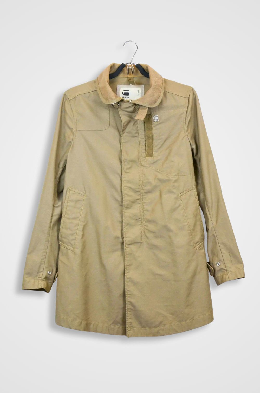 G-Star G-Star RAW Garber Gunner Beige Trench - Size S Size US S / EU 44-46 / 1 - 1 Thumbnail