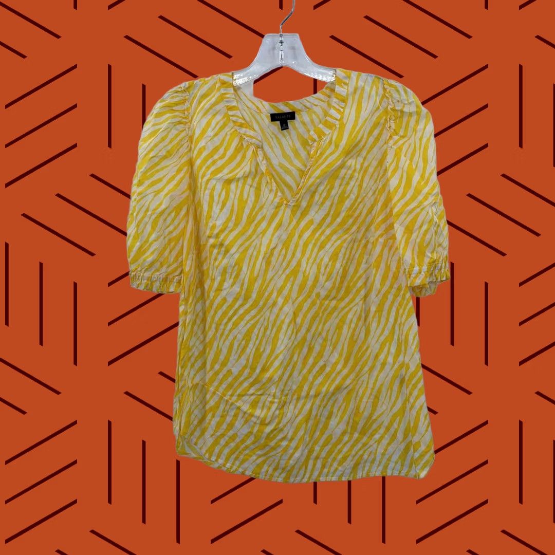 Talbots Talbots Blouse Yellow Medium Regular Ladies Shirt Size M / US 6-8 / IT 42-44 - 1 Thumbnail