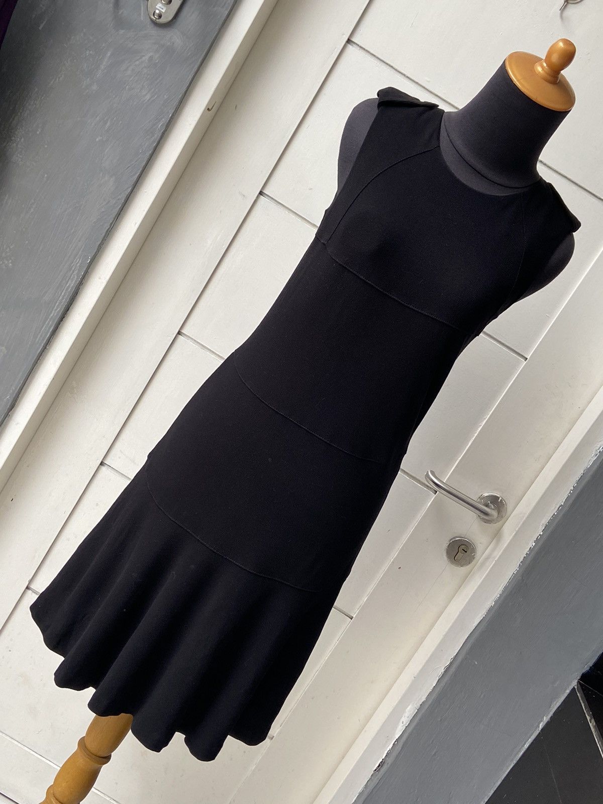 MAJE Black Midi Dress