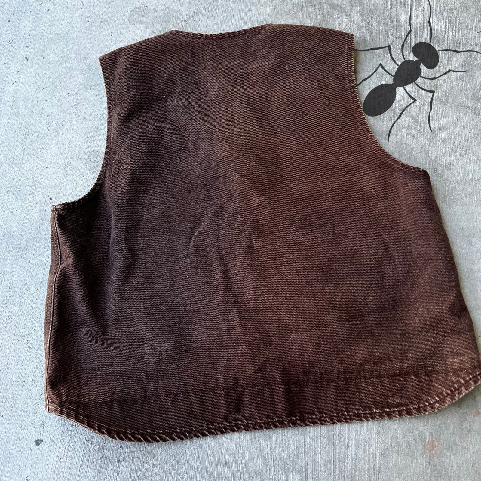 Carhartt × Vintage Carhartt V19 DKB brown work wear vest Size US XL / EU 56 / 4 - 5 Thumbnail