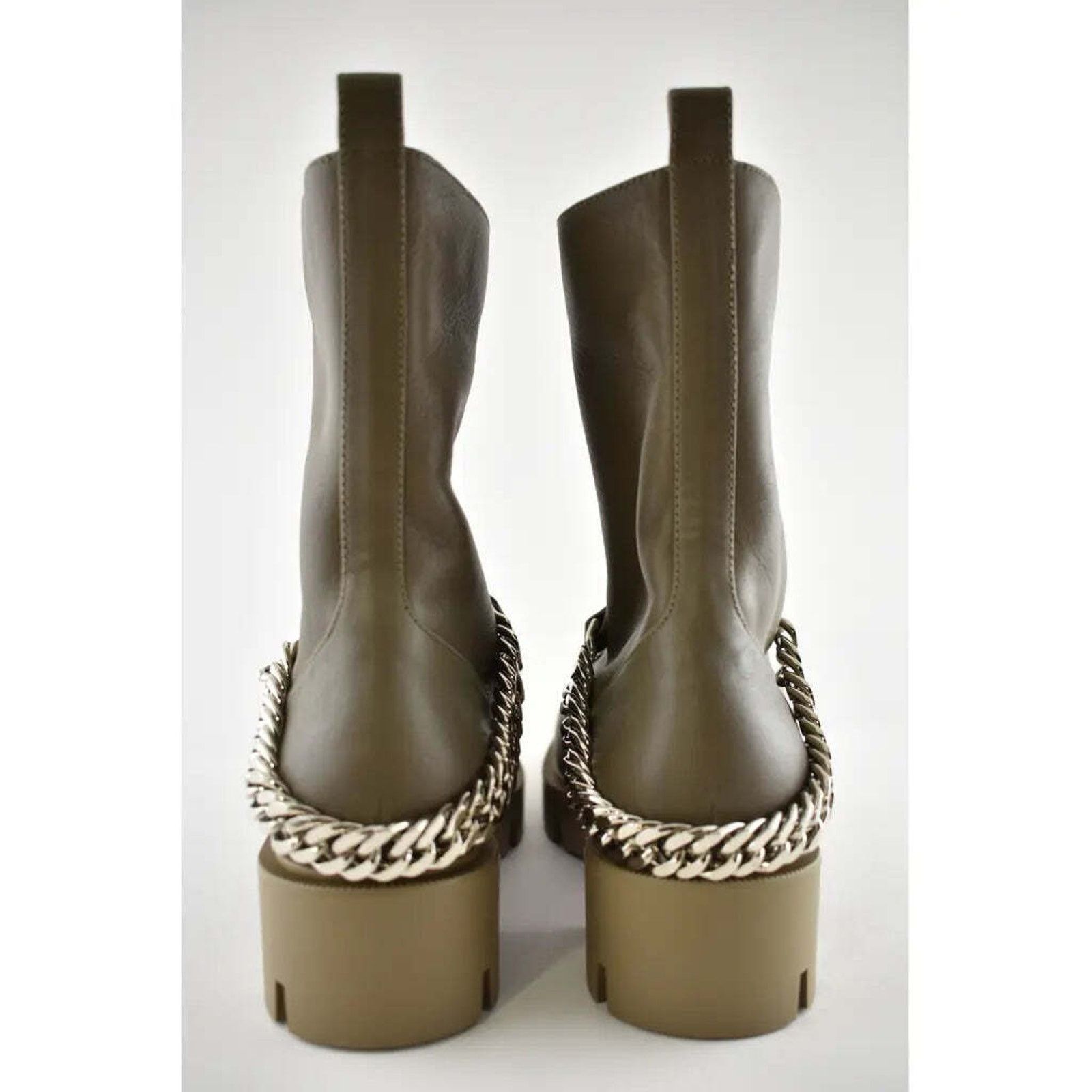 Christian Louboutin Christian Louboutin Horse Flat Silex Grey Leather Combat Size US 6 / IT 36 - 11 Thumbnail