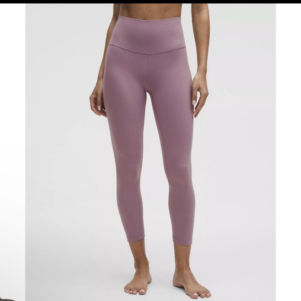 Lululemon lululemon Align High-Rise Crop 23" Size 4 Lavender Lux Size 27" / US 4 / IT 40 - 3 Thumbnail