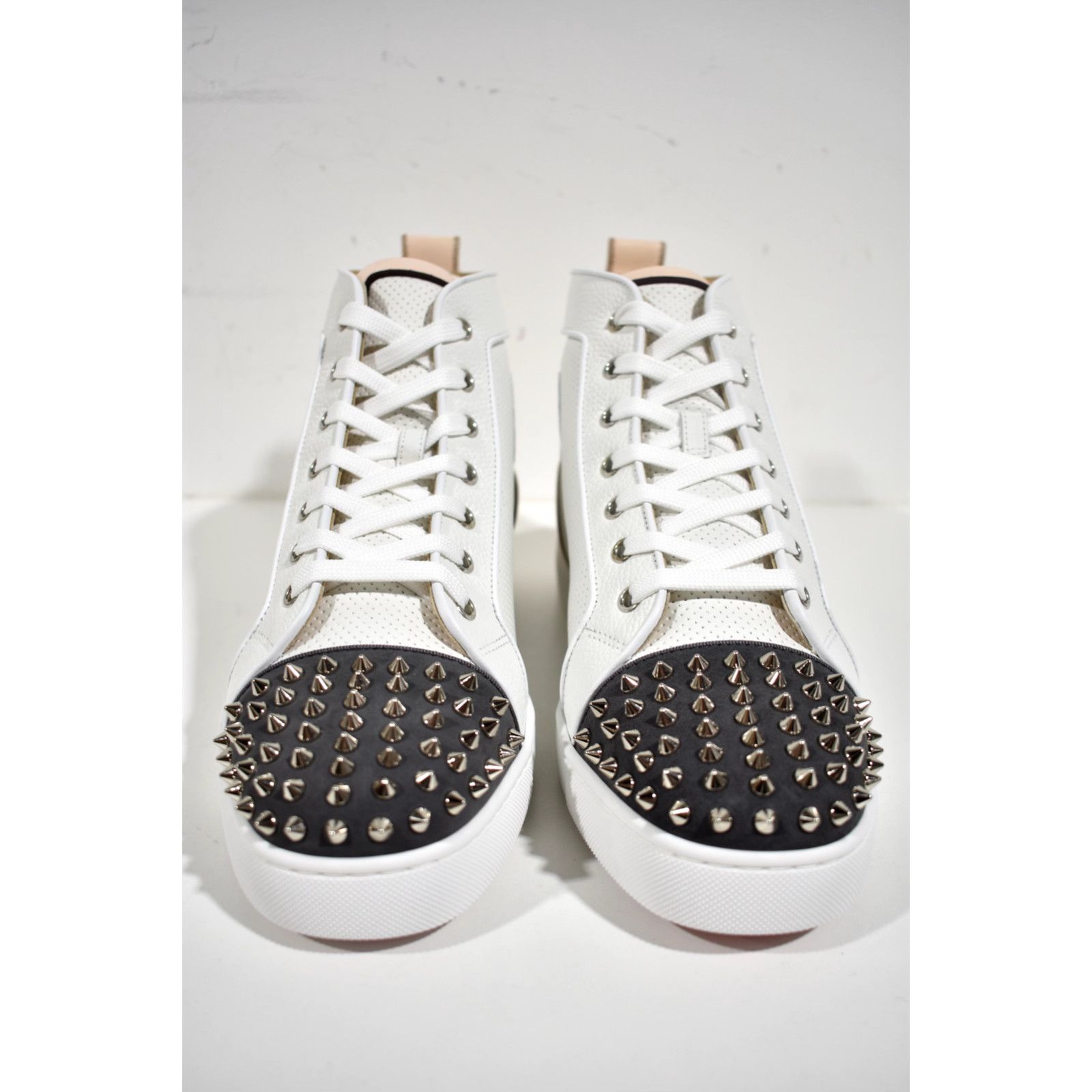 Christian Louboutin Christian Louboutin Fun Lou Spikes Flat High Top Sneaker Size US 11.5 / EU 44-45 - 5 Thumbnail
