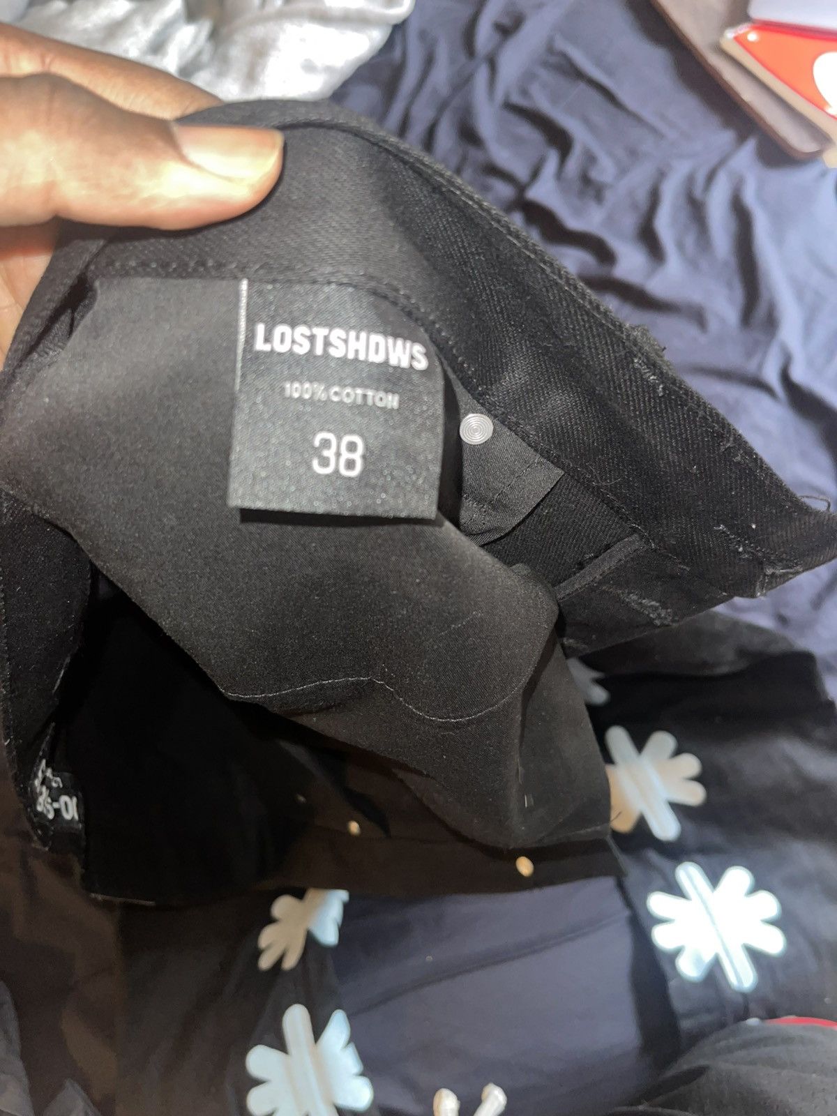 LOSTSHDWS Lost Shdws Black & Blue Jeans Size US 38 / EU 54 - 3 Thumbnail