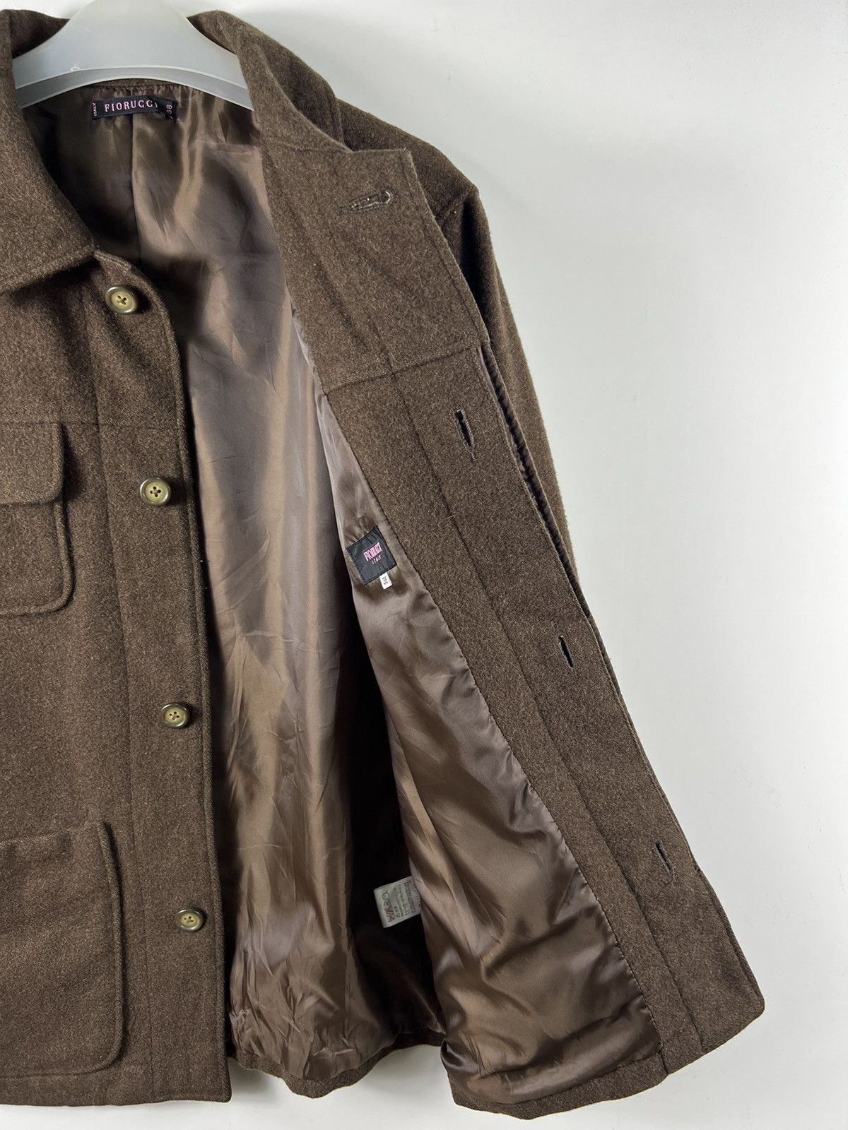 Fiorucci 🔥 FIORUCCI ITALIAN WOOL CHORE JACKET brown colors Size L / US 10 / IT 46 - 6 Thumbnail